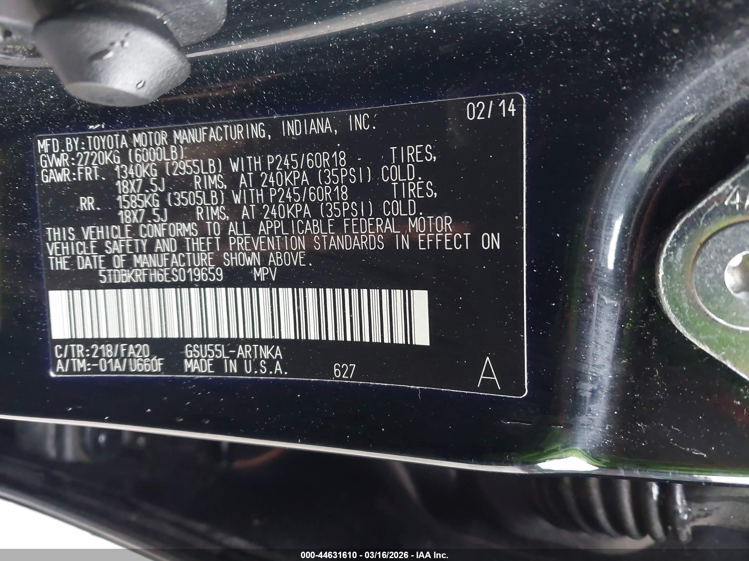 TOYOTA HIGHLANDER image 9