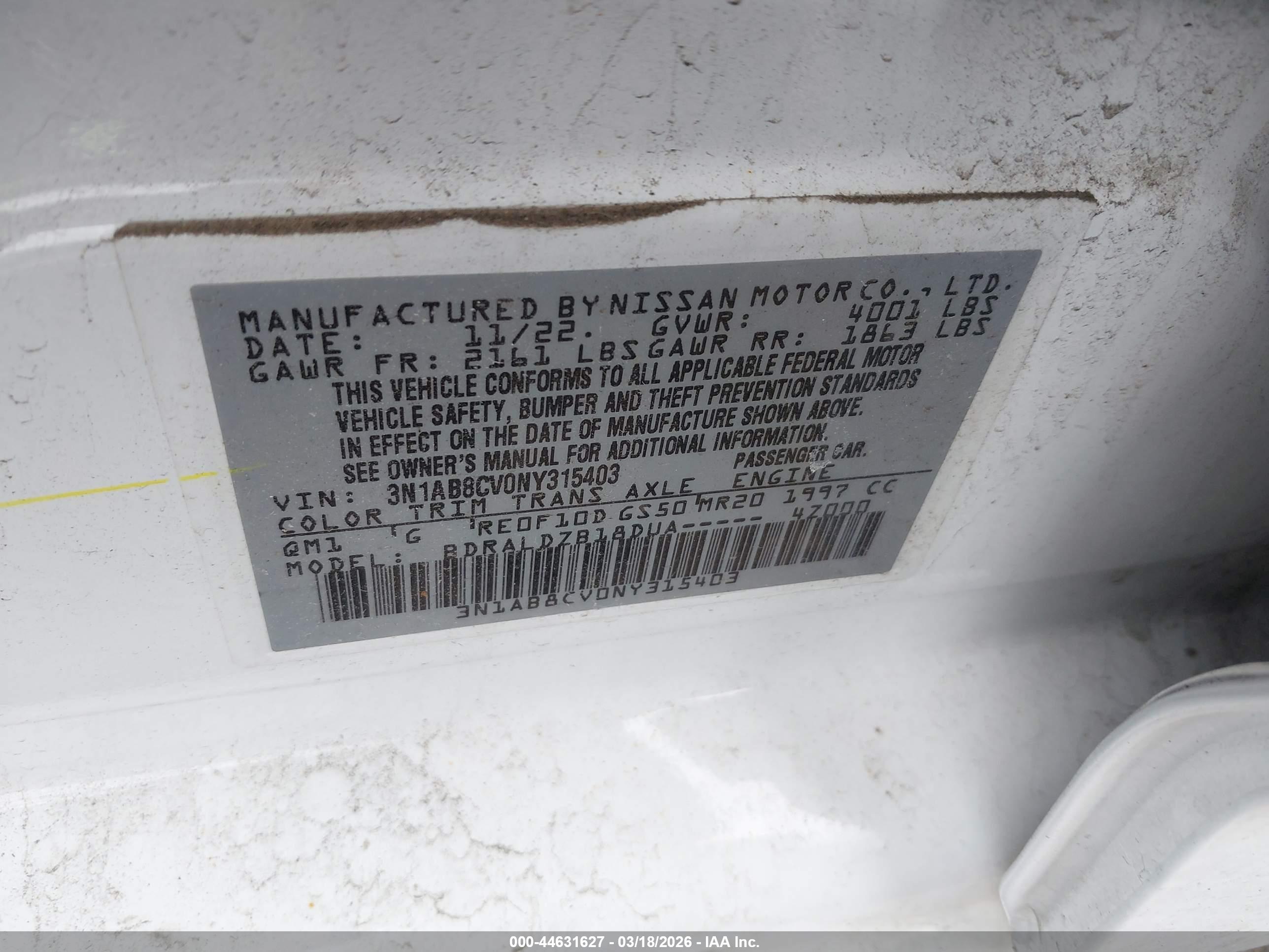 NISSAN SENTRA image 9