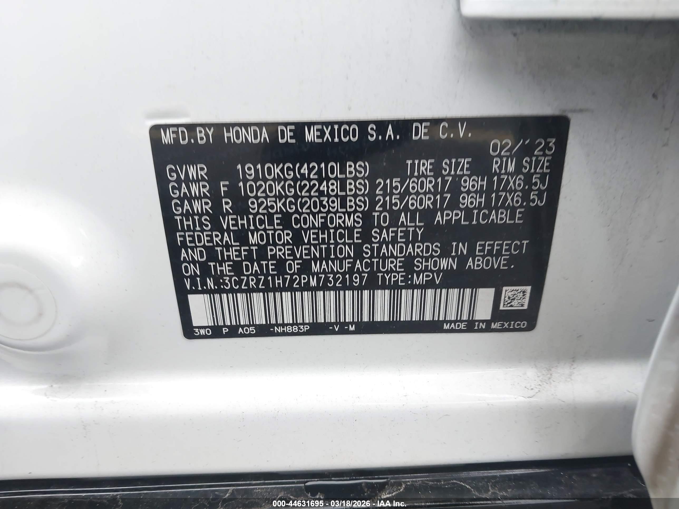 HONDA HR-V image 9
