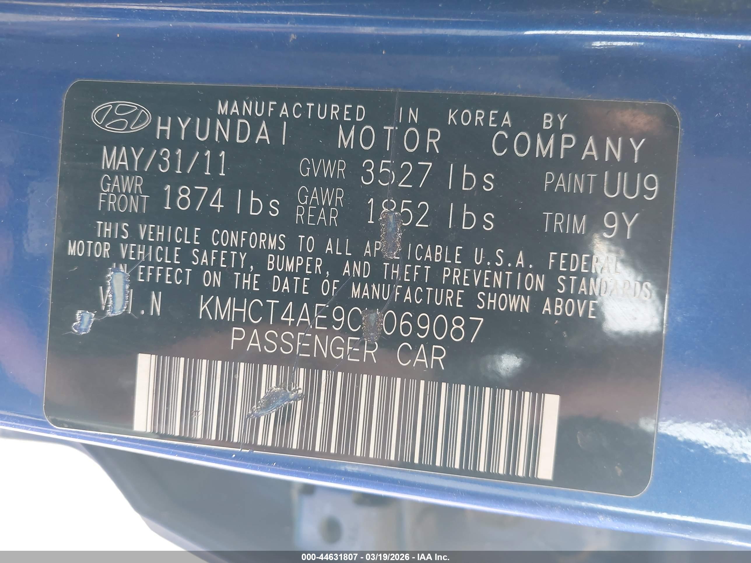 HYUNDAI ACCENT image 9