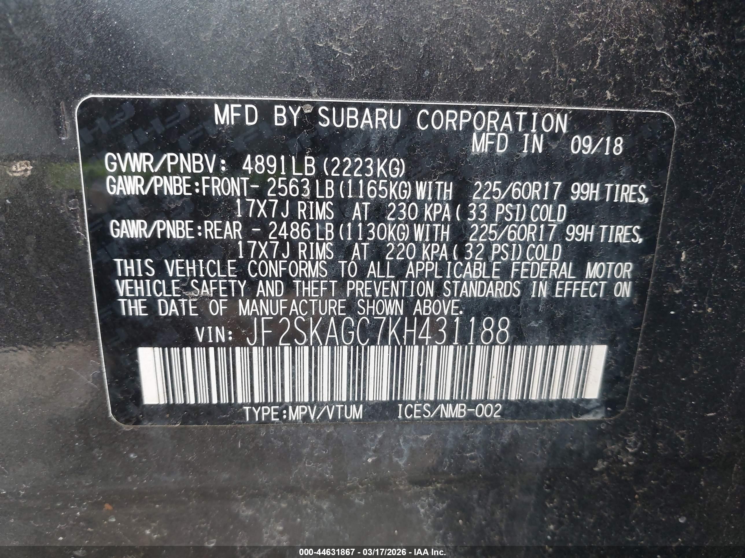 SUBARU FORESTER image 9