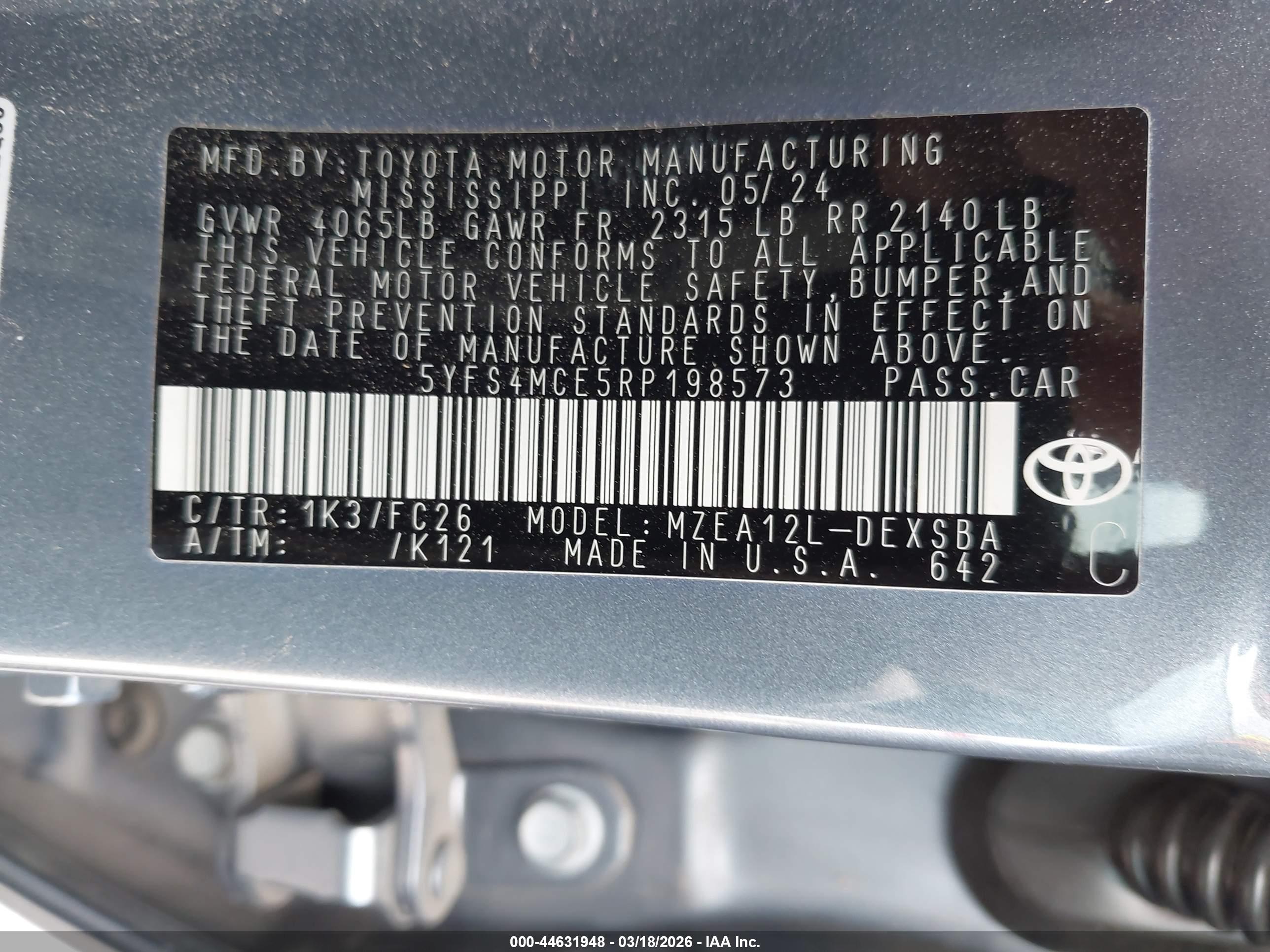 TOYOTA COROLLA image 9