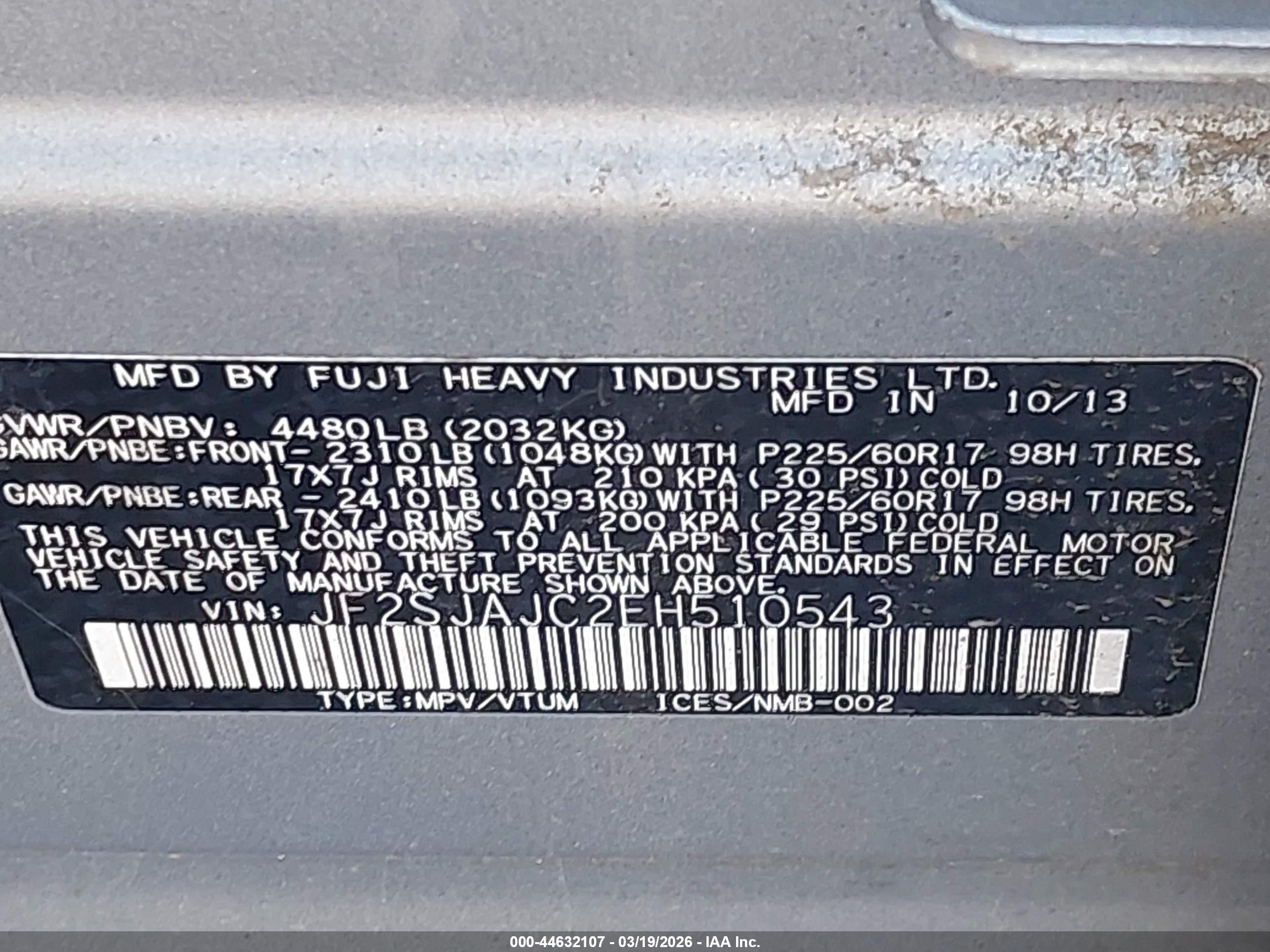 SUBARU FORESTER image 9