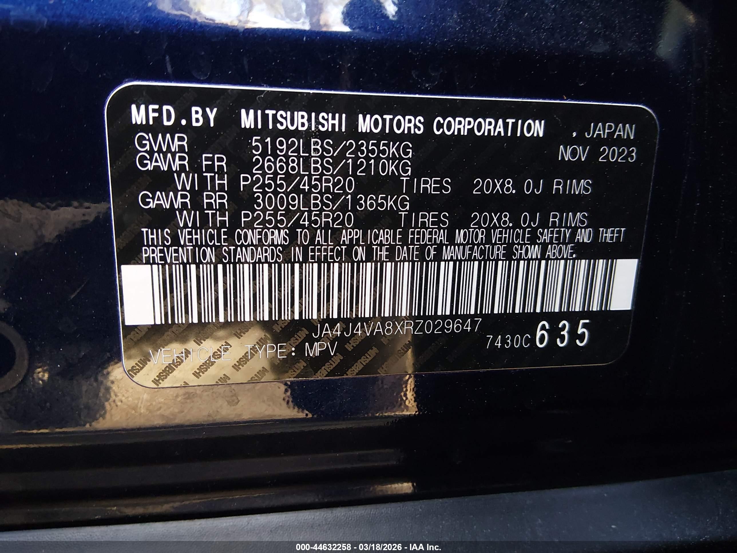 MITSUBISHI OUTLANDER image 9