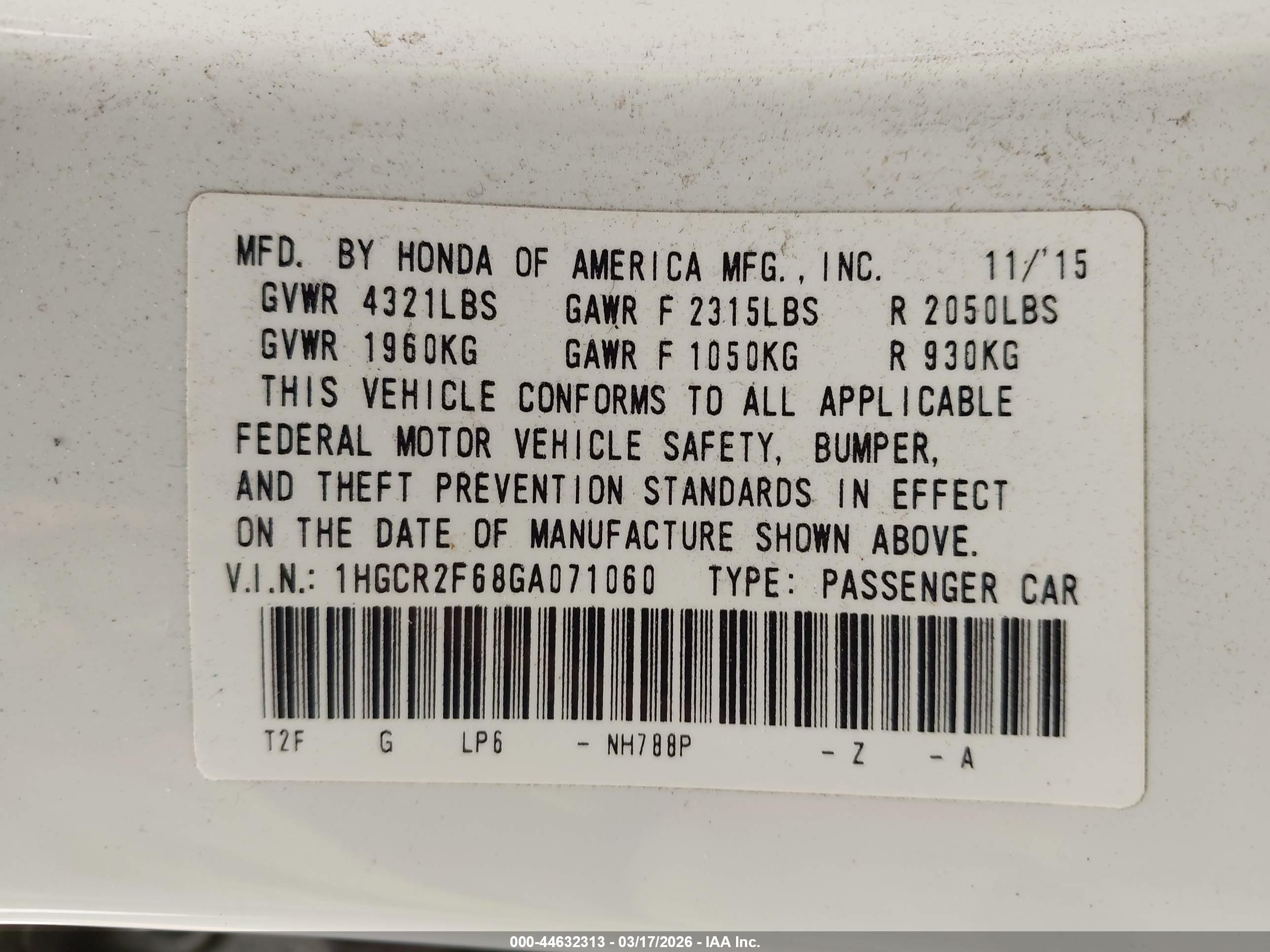 HONDA ACCORD image 9