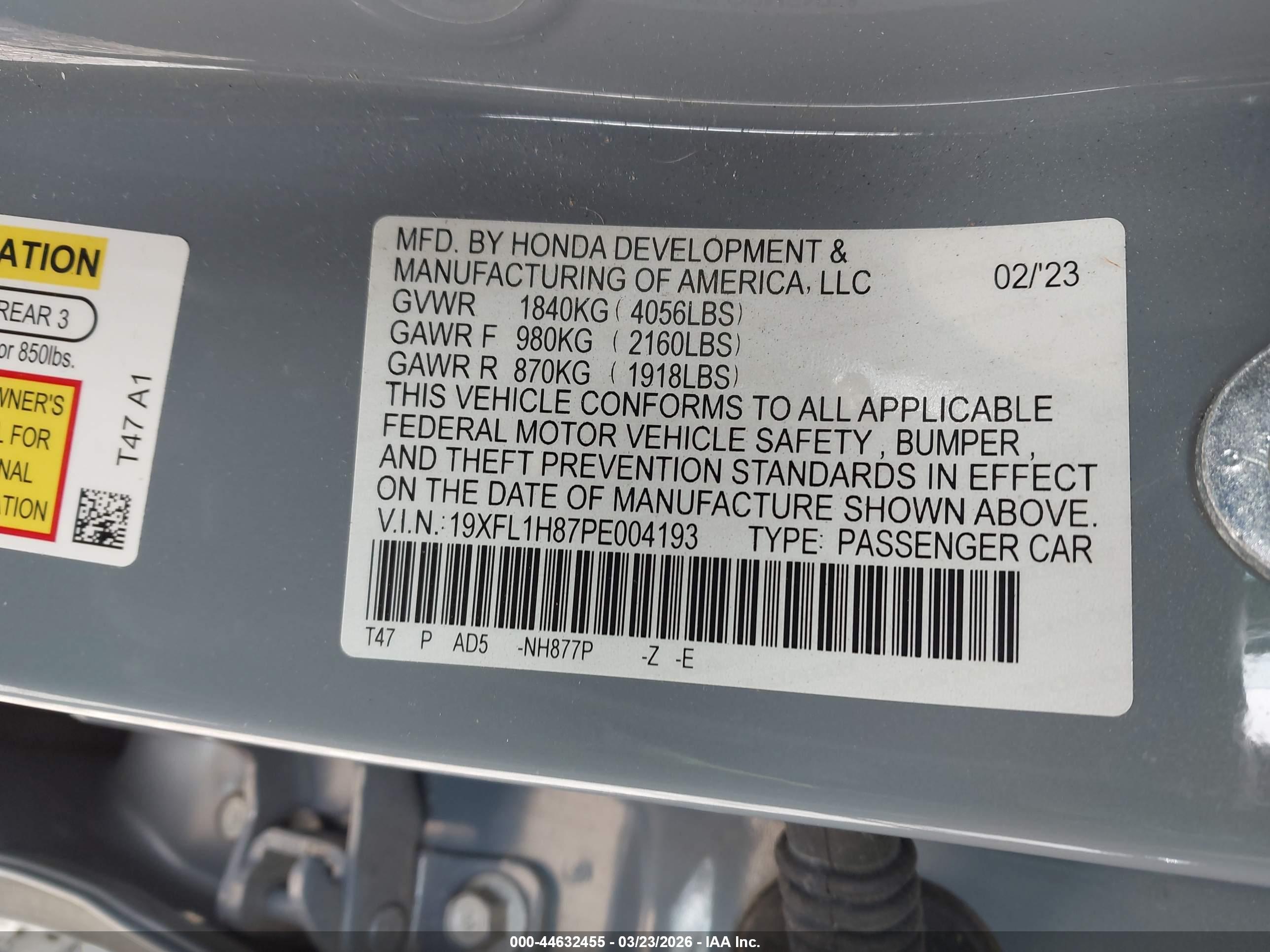 HONDA CIVIC image 9
