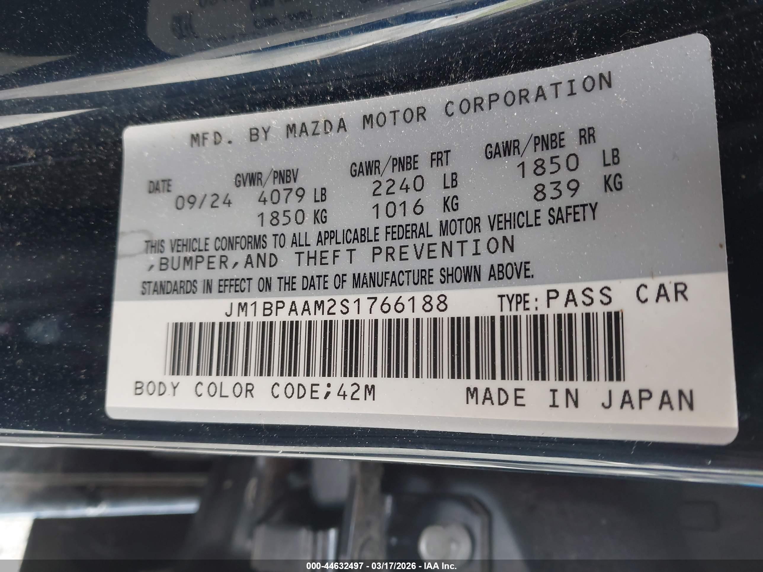 MAZDA MAZDA3 image 9