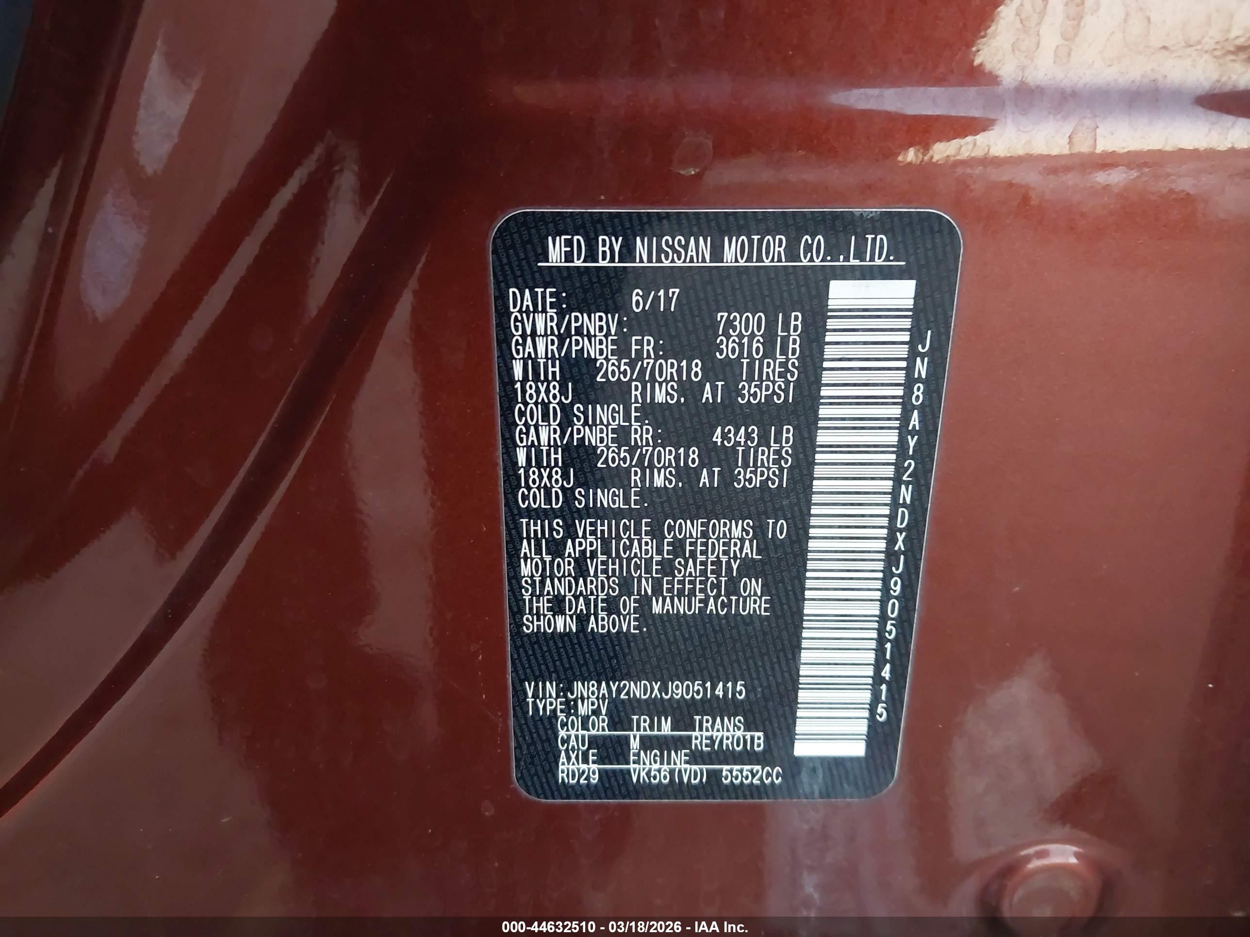 NISSAN ARMADA image 9