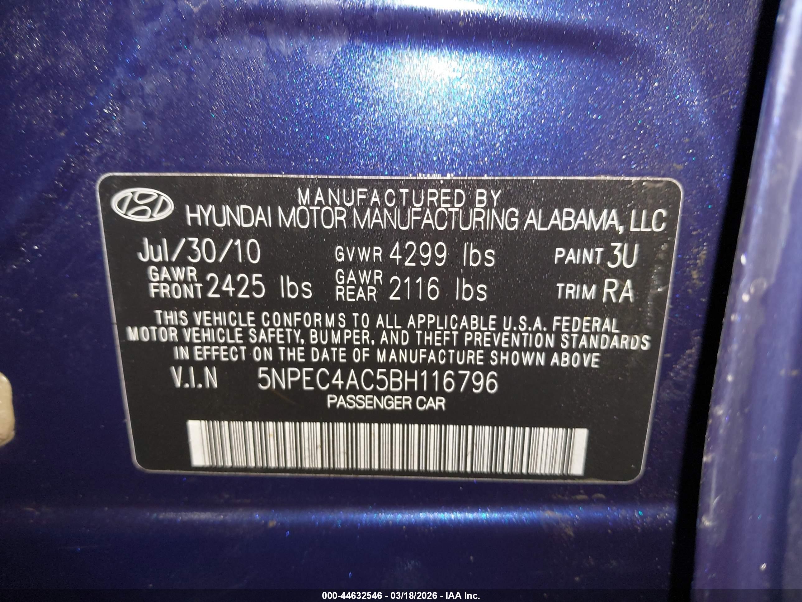 HYUNDAI SONATA image 9