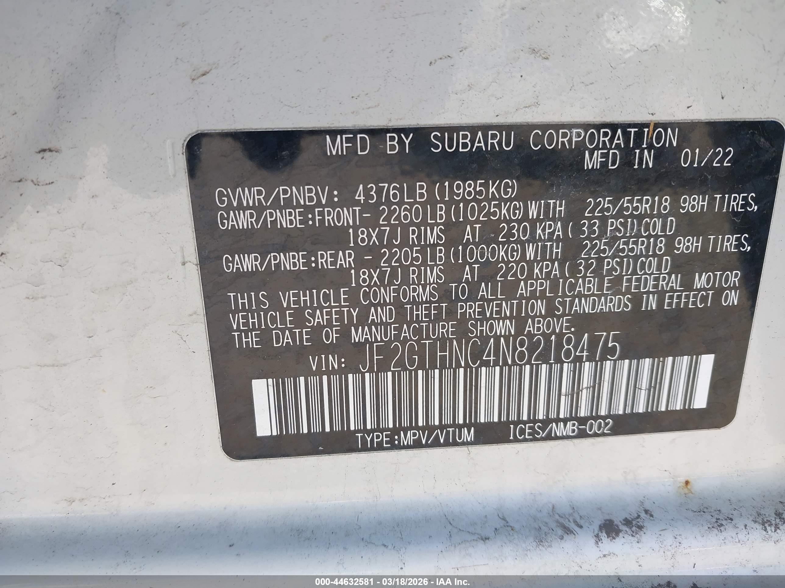 SUBARU CROSSTREK image 9