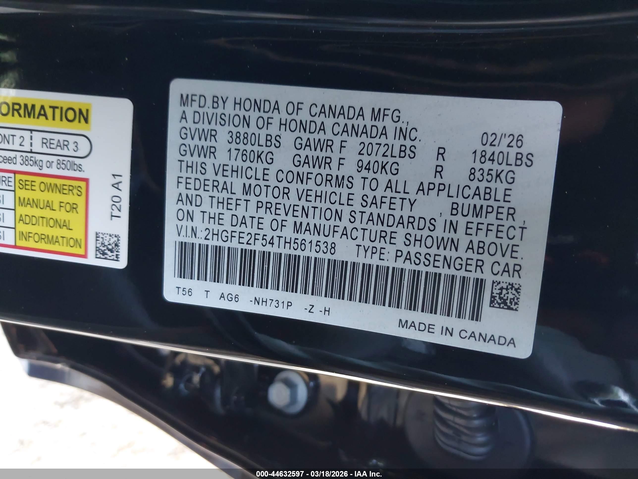 HONDA CIVIC image 9