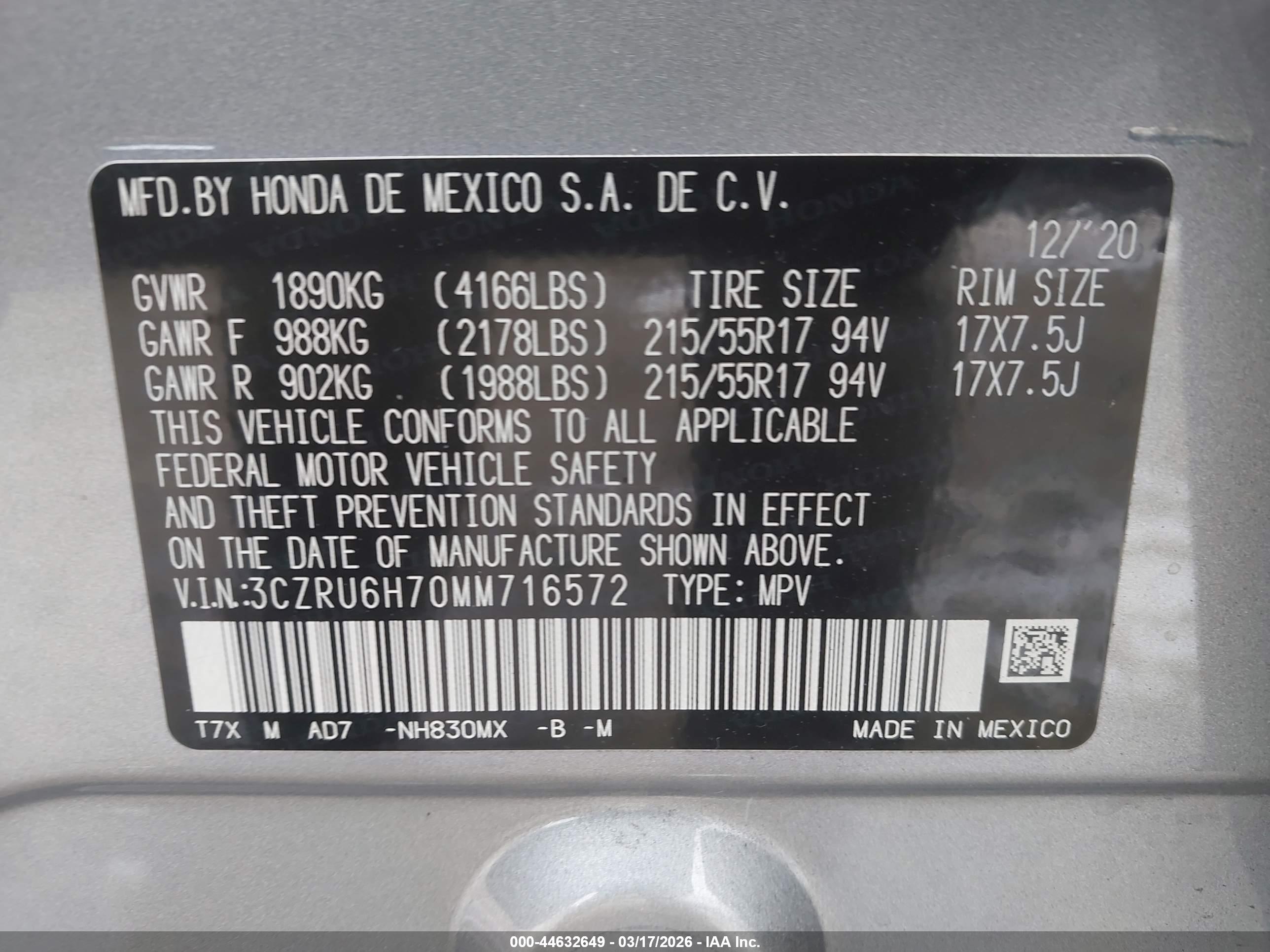 HONDA HR-V image 9