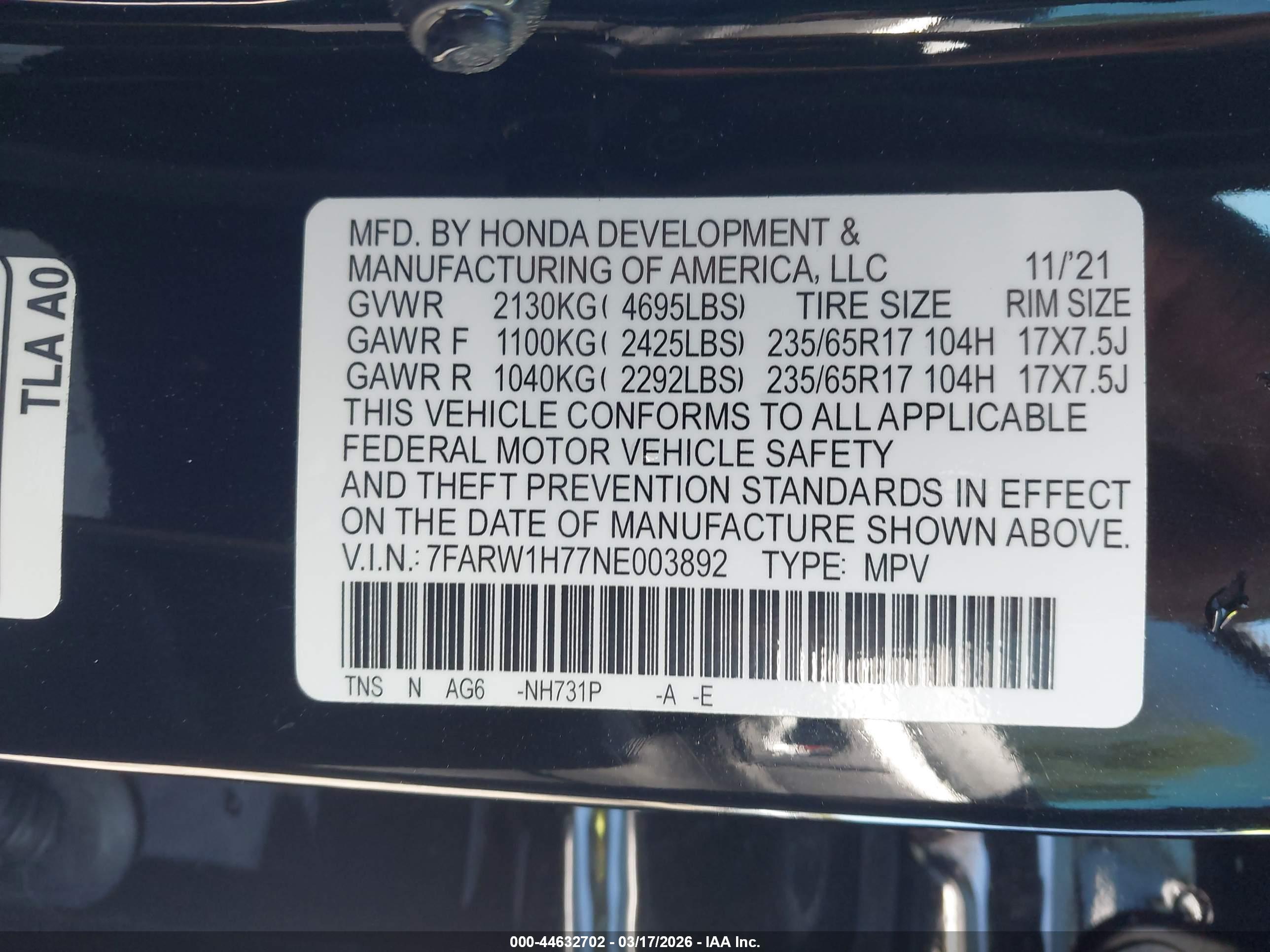 HONDA CR-V image 9