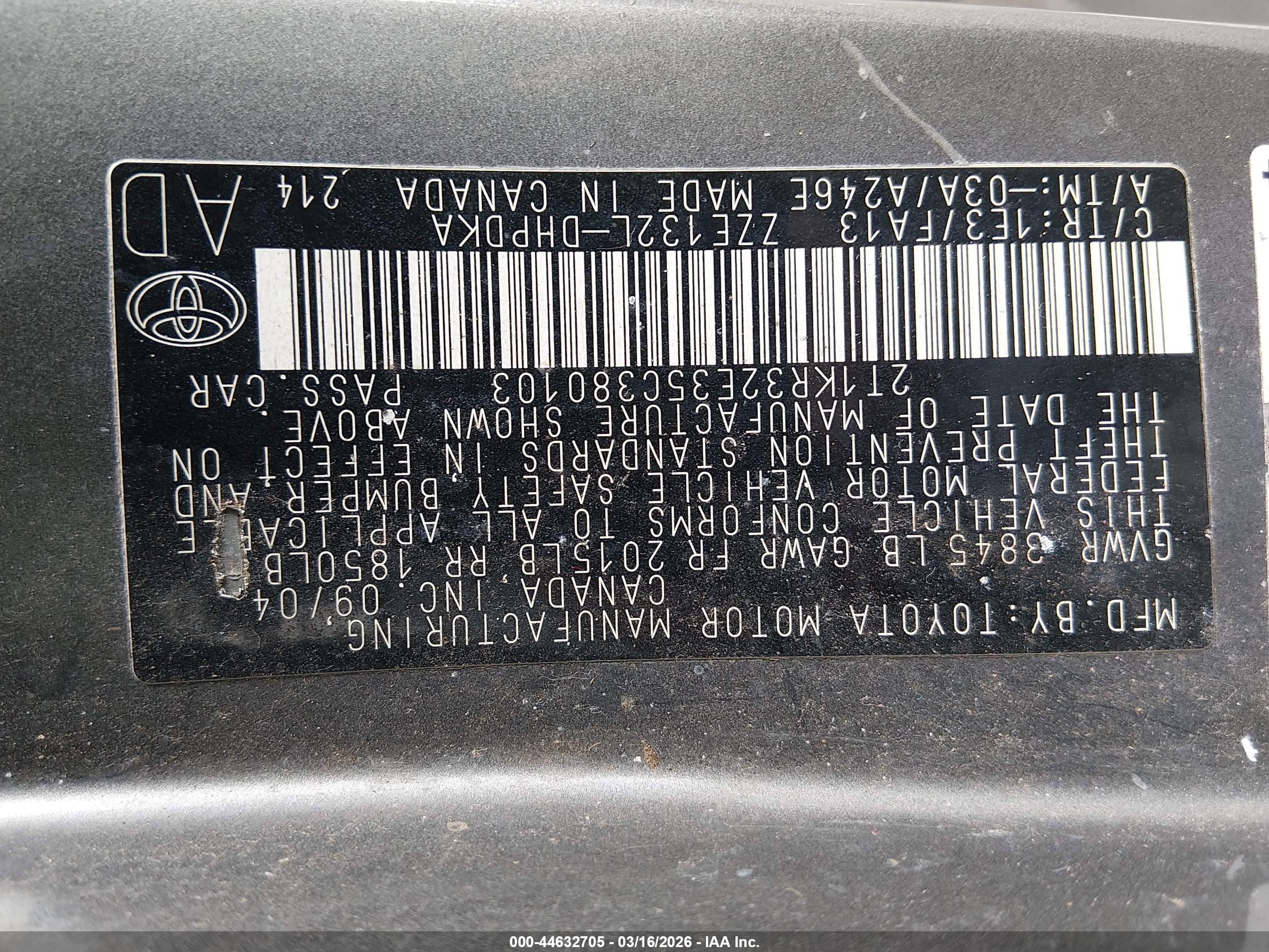 TOYOTA MATRIX image 9
