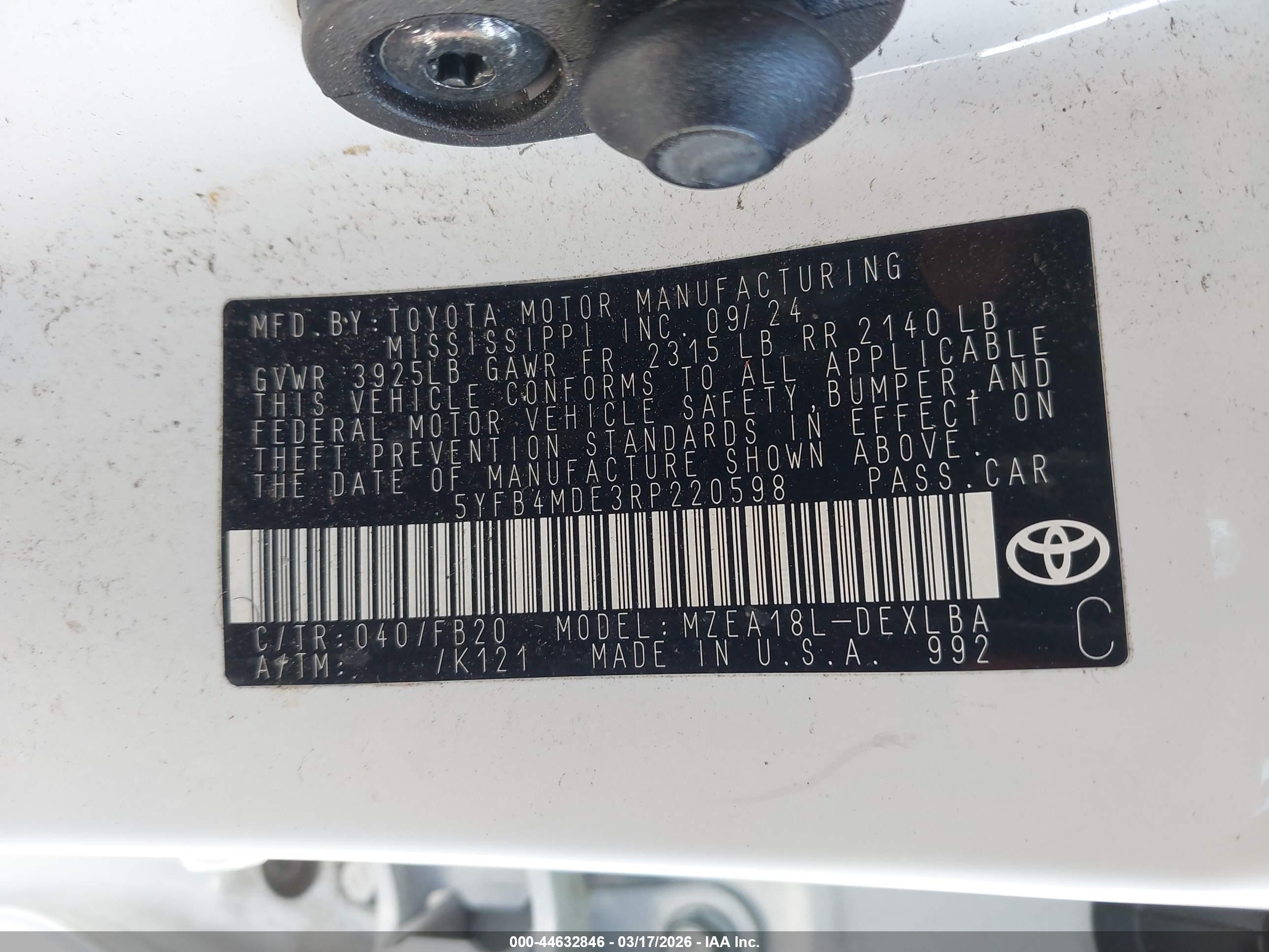 TOYOTA COROLLA image 9