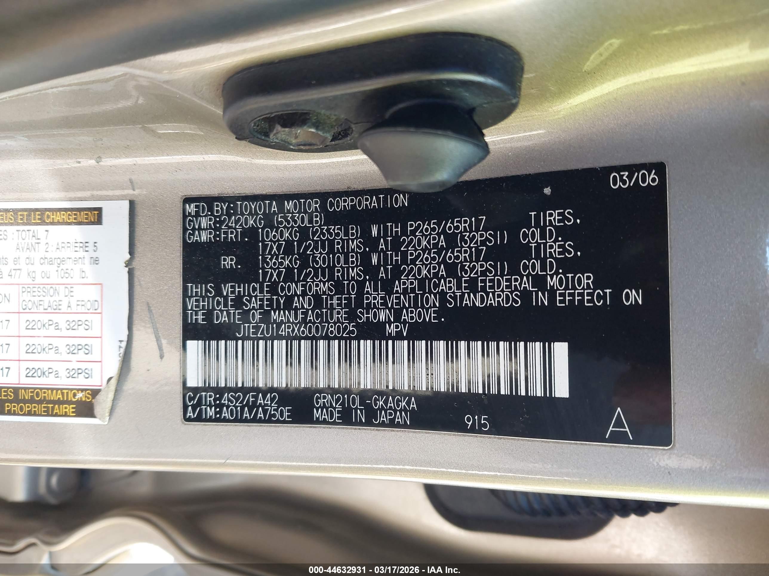 TOYOTA 4RUNNER image 9