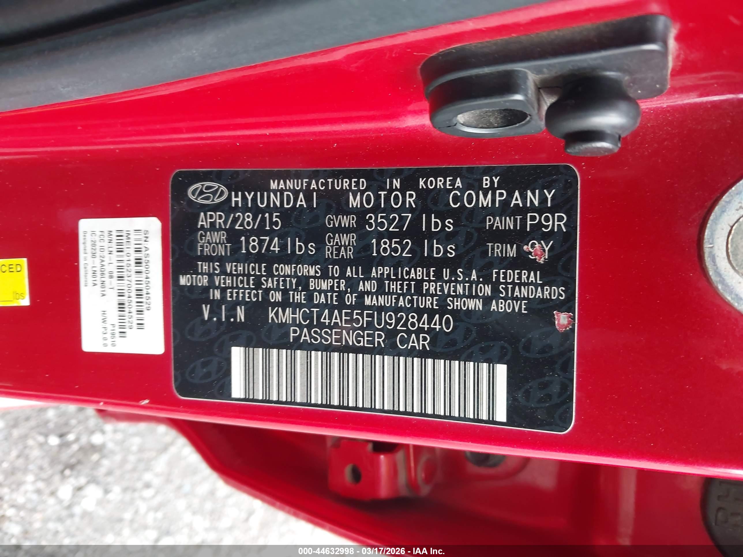 HYUNDAI ACCENT image 9
