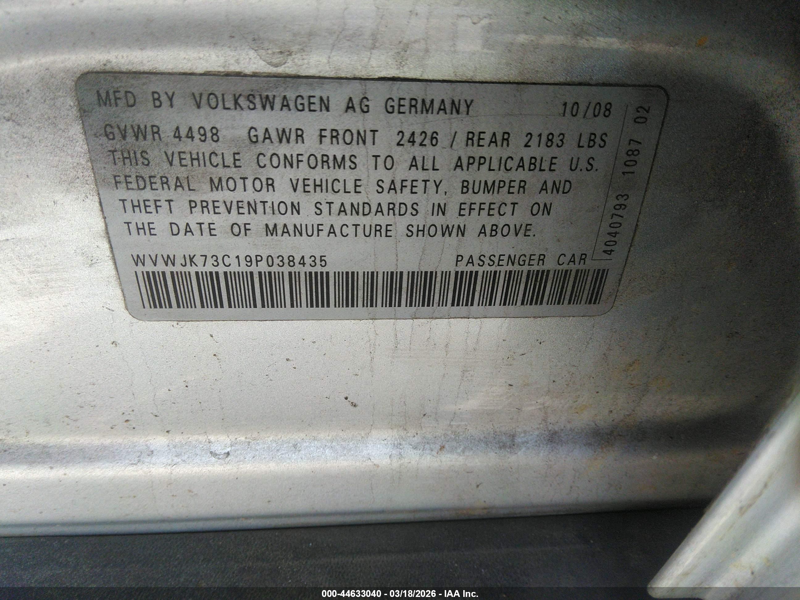 VOLKSWAGEN PASSAT image 9