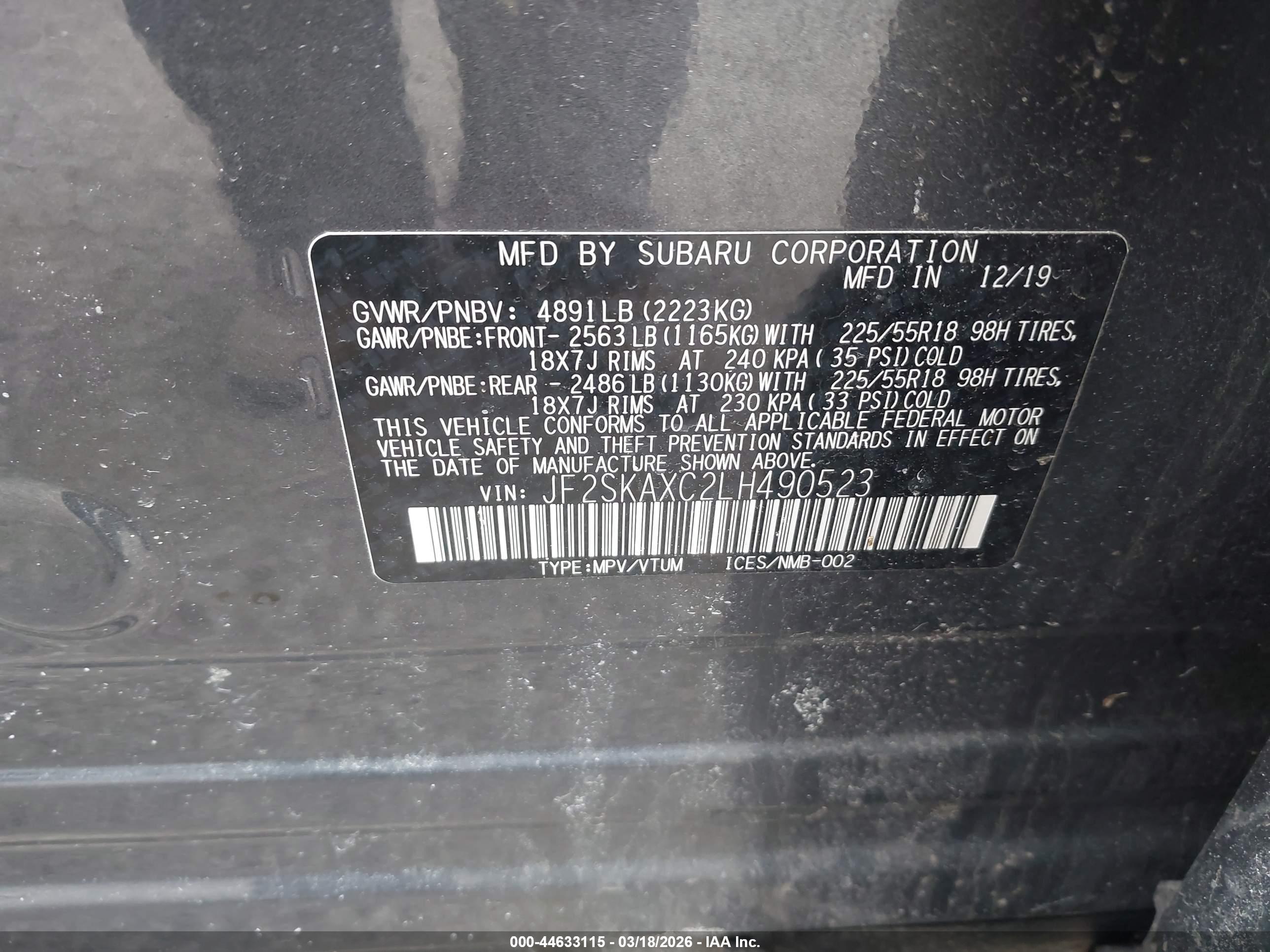SUBARU FORESTER image 9