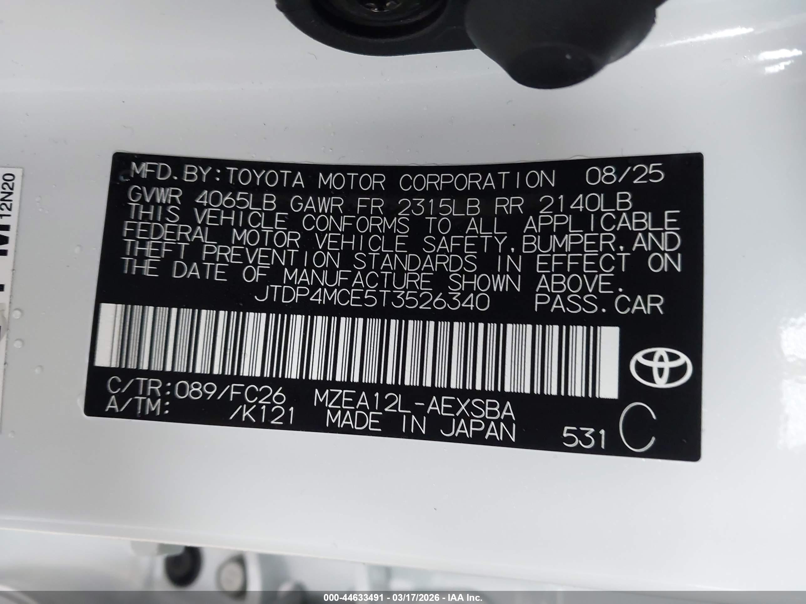TOYOTA COROLLA image 9