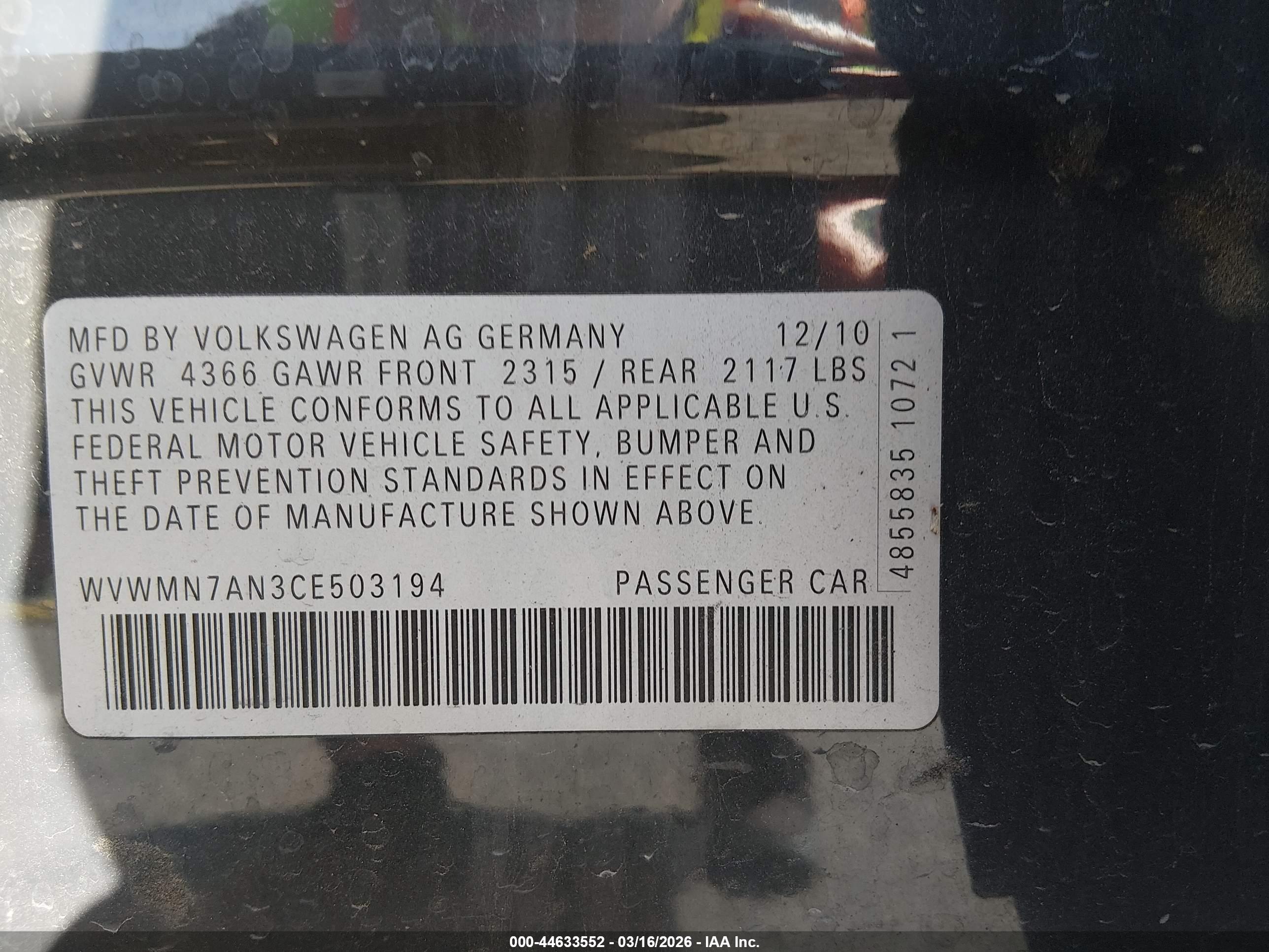 VOLKSWAGEN CC image 9