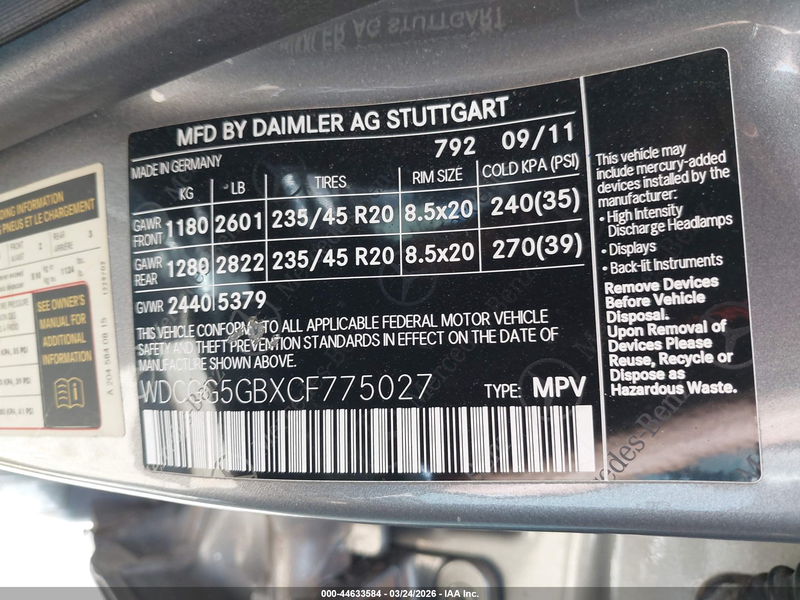 MERCEDES-BENZ GLK image 9