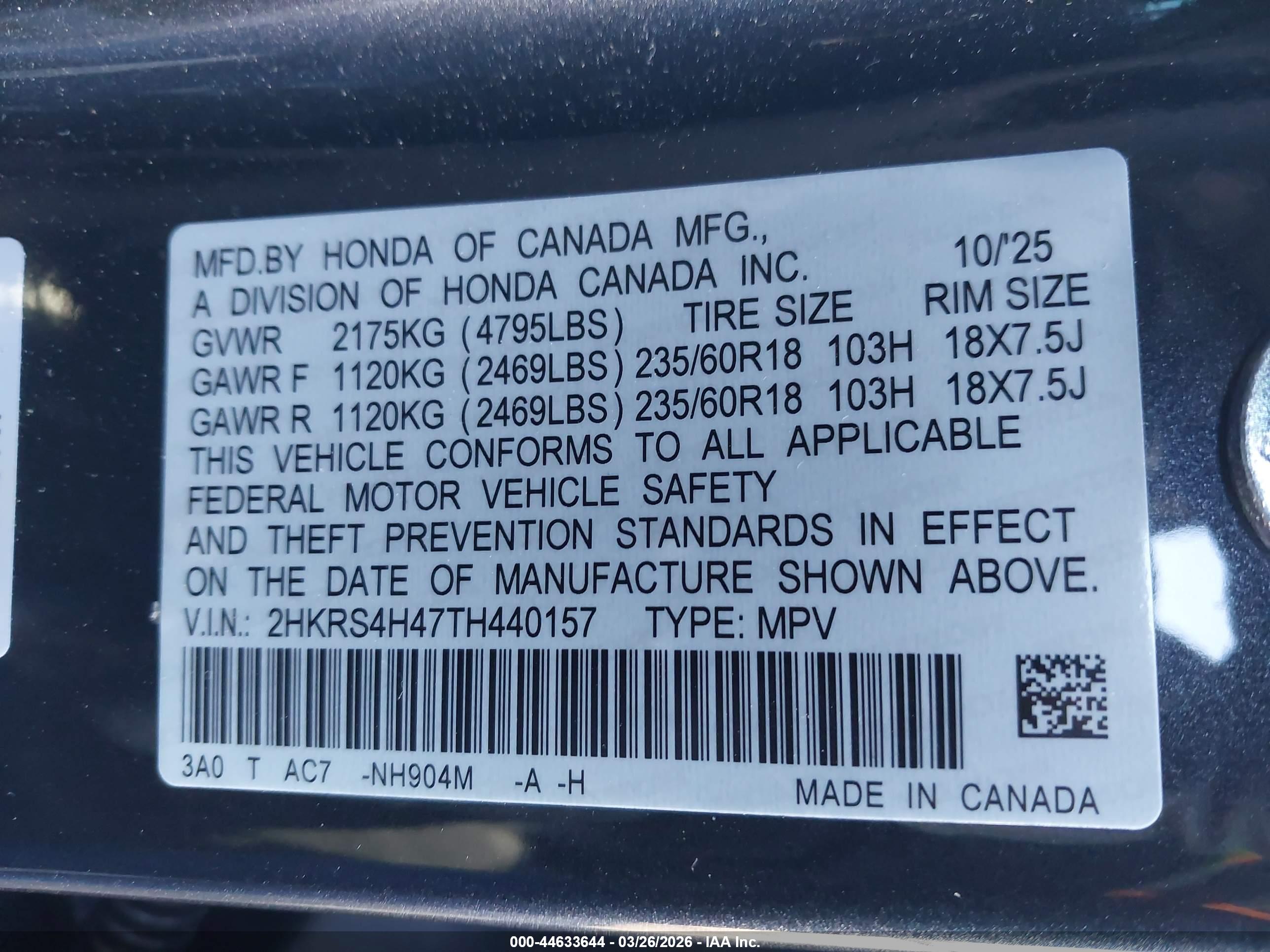 HONDA CR-V image 9