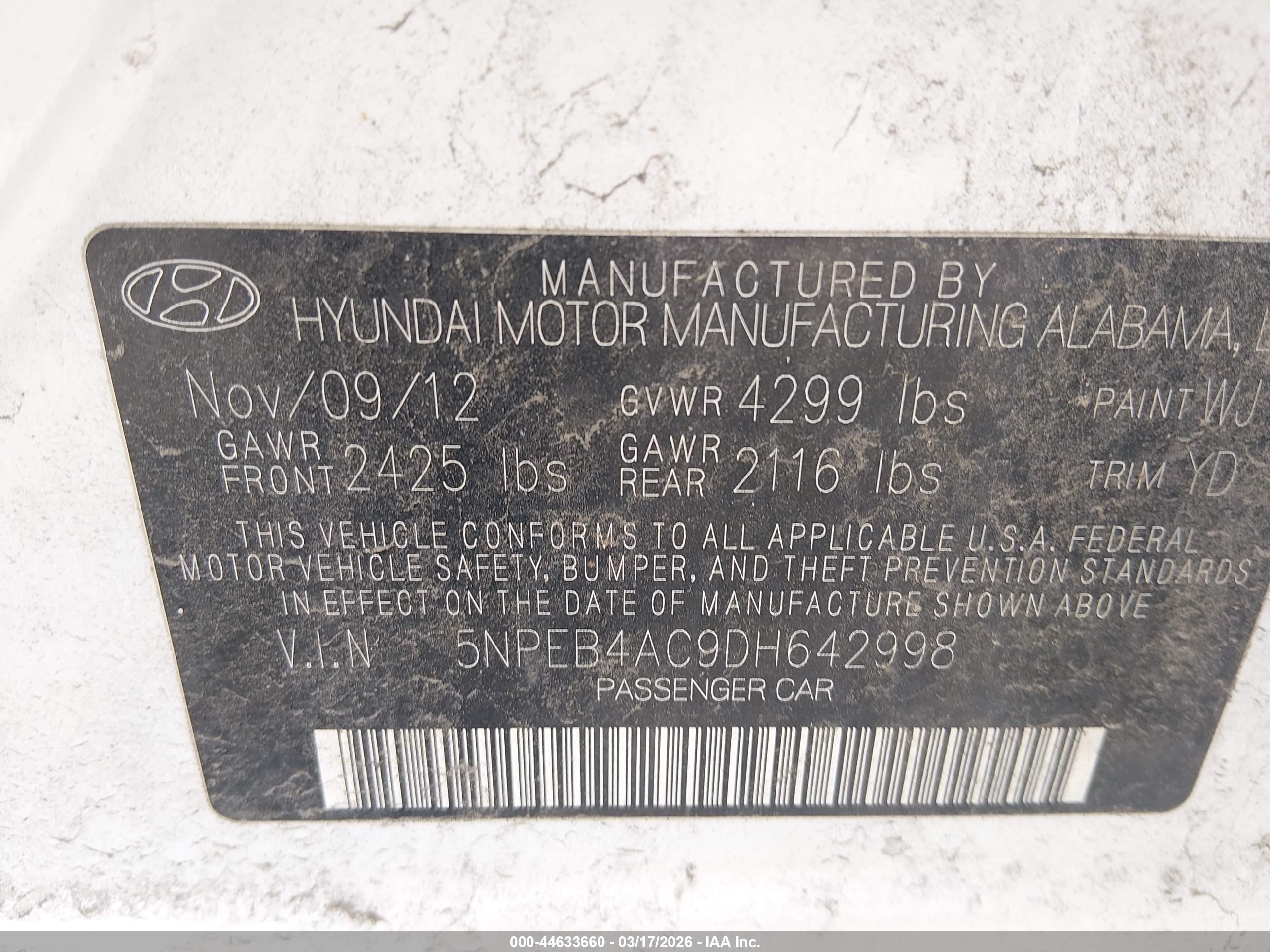 HYUNDAI SONATA image 9