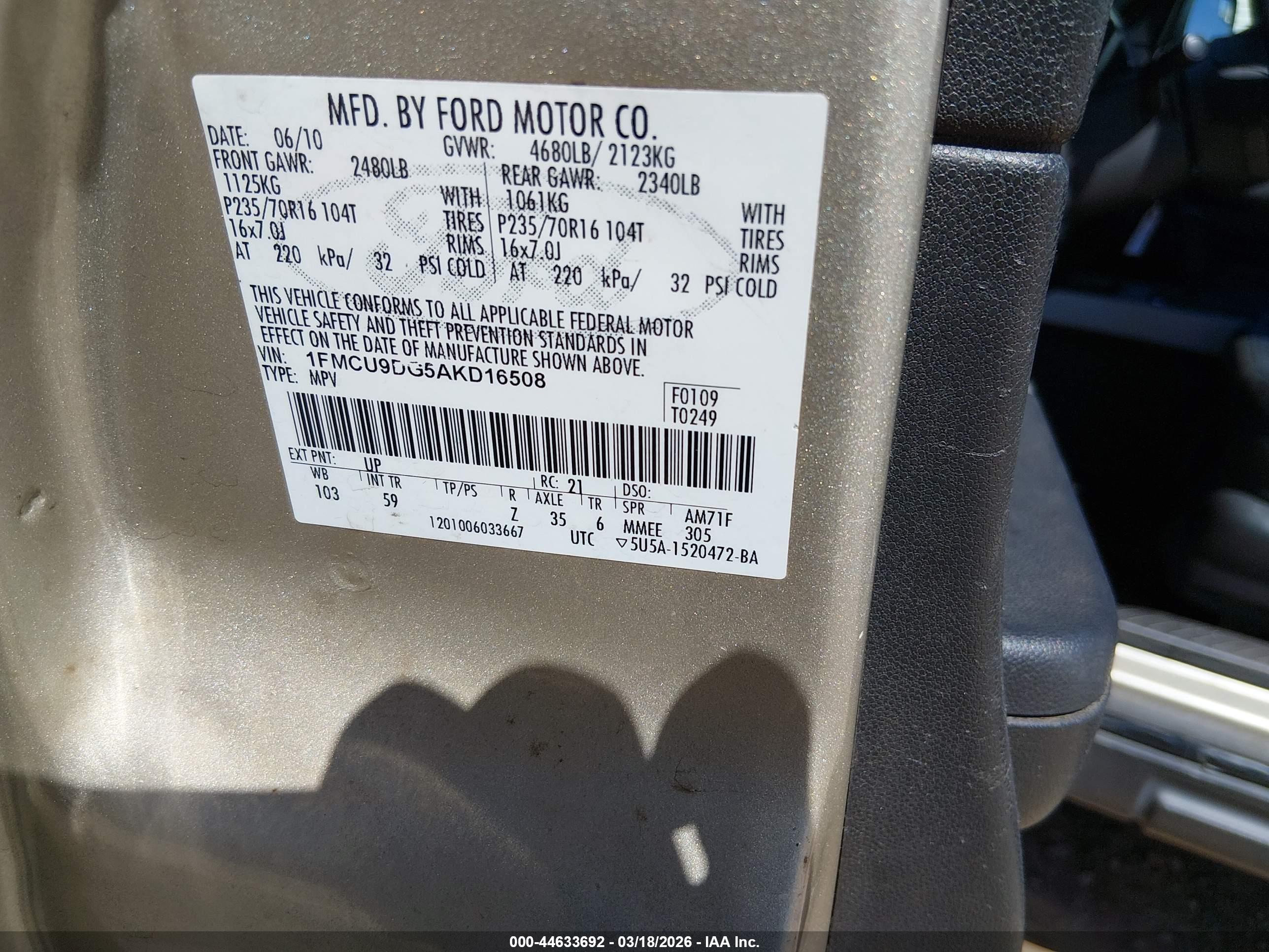 FORD ESCAPE image 9