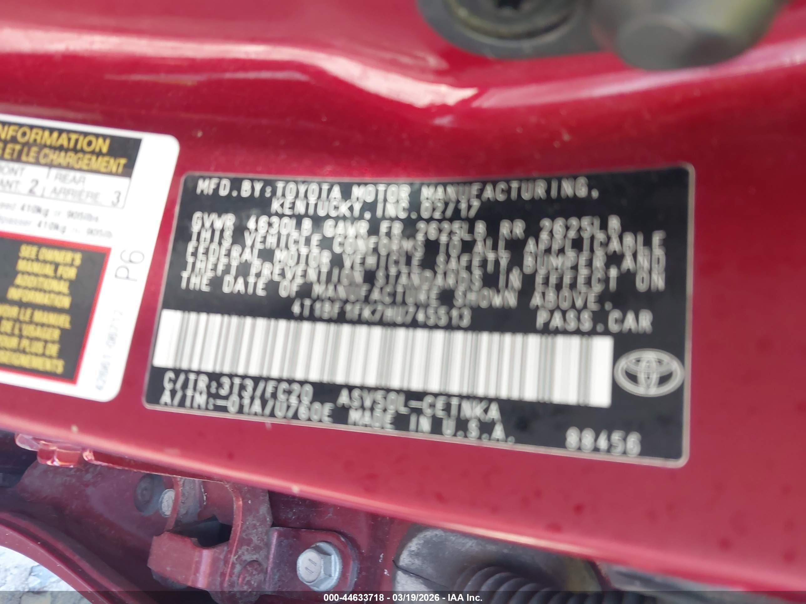 TOYOTA CAMRY image 9