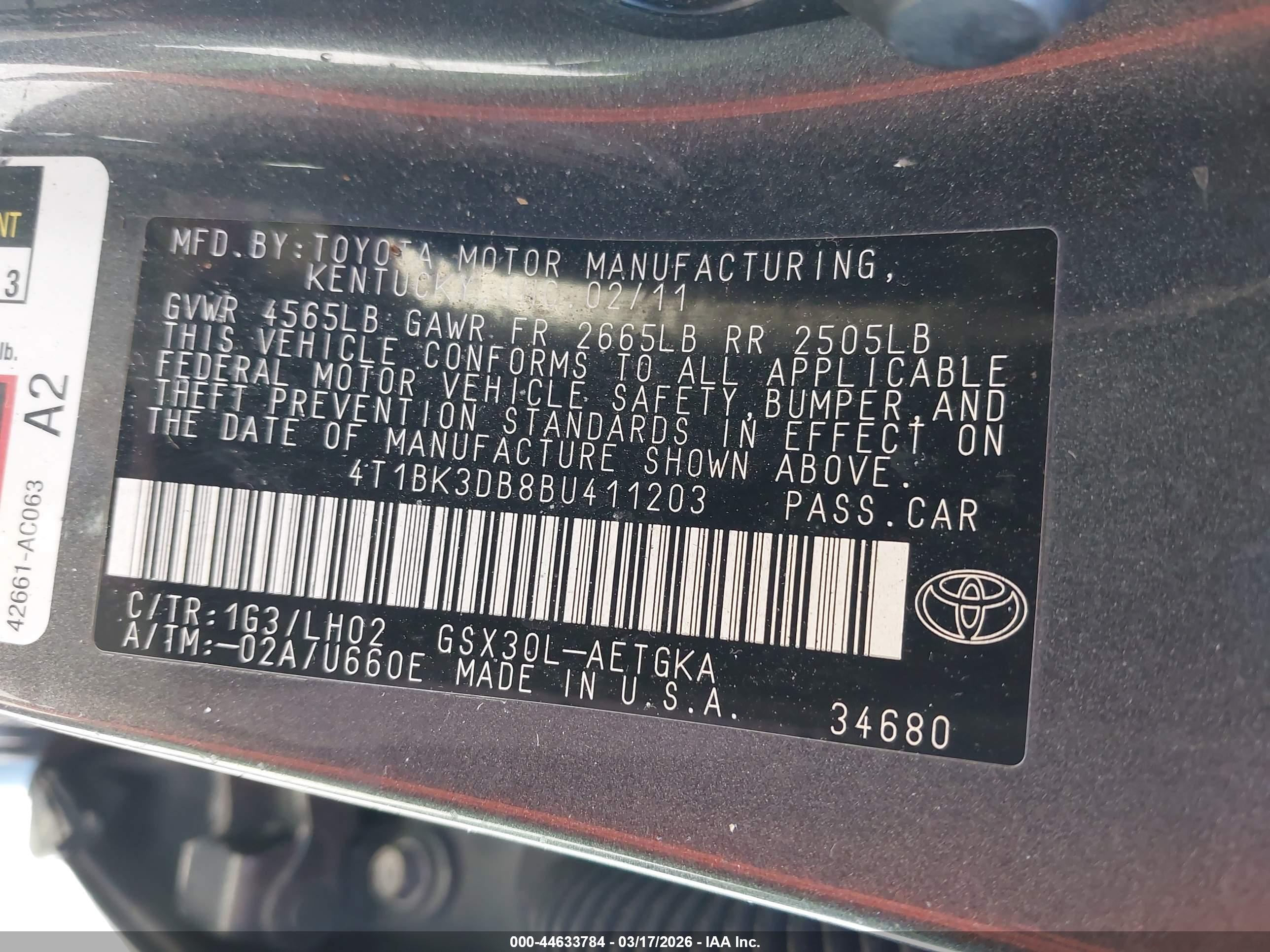 TOYOTA AVALON image 9