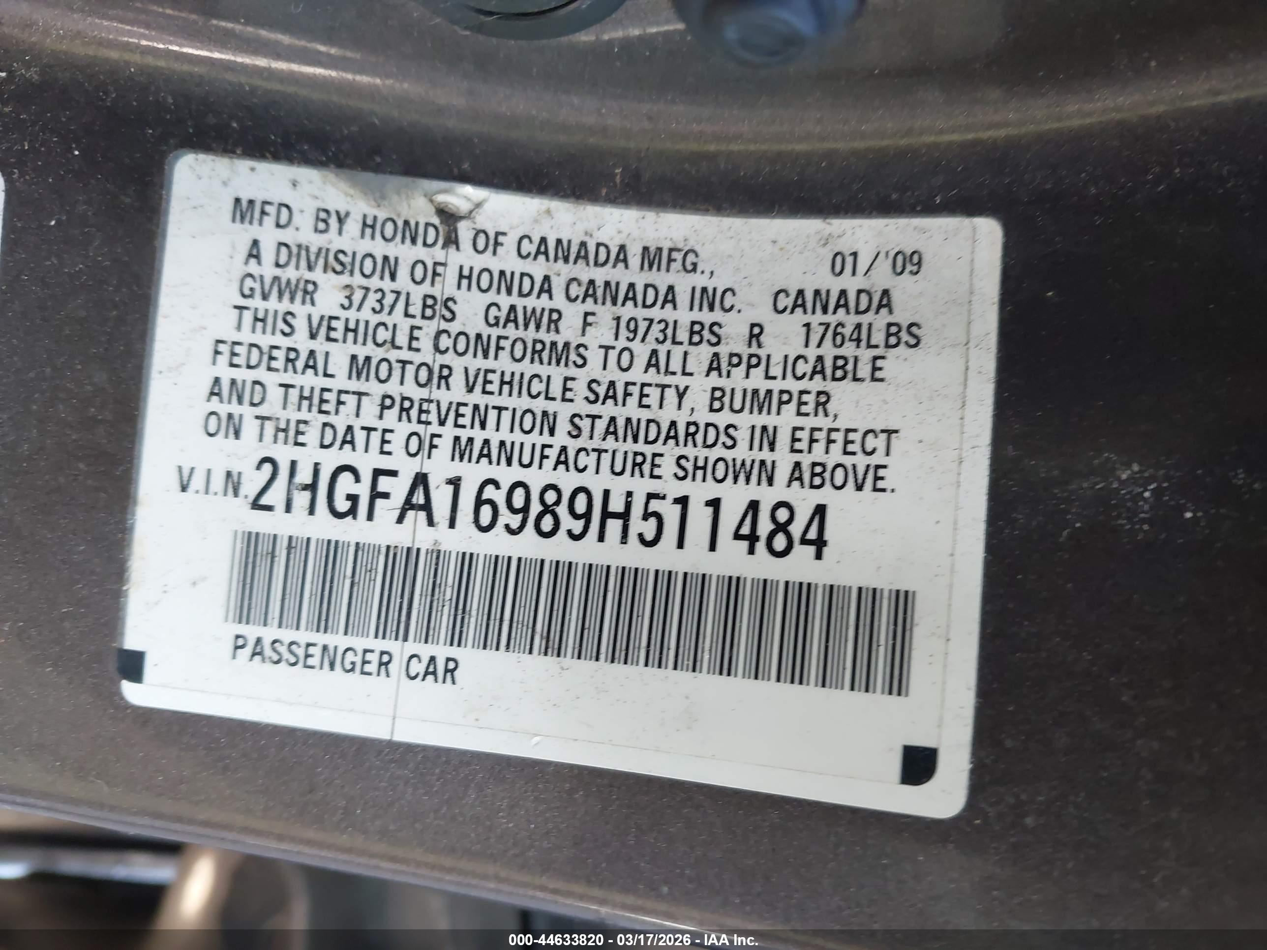HONDA CIVIC image 9