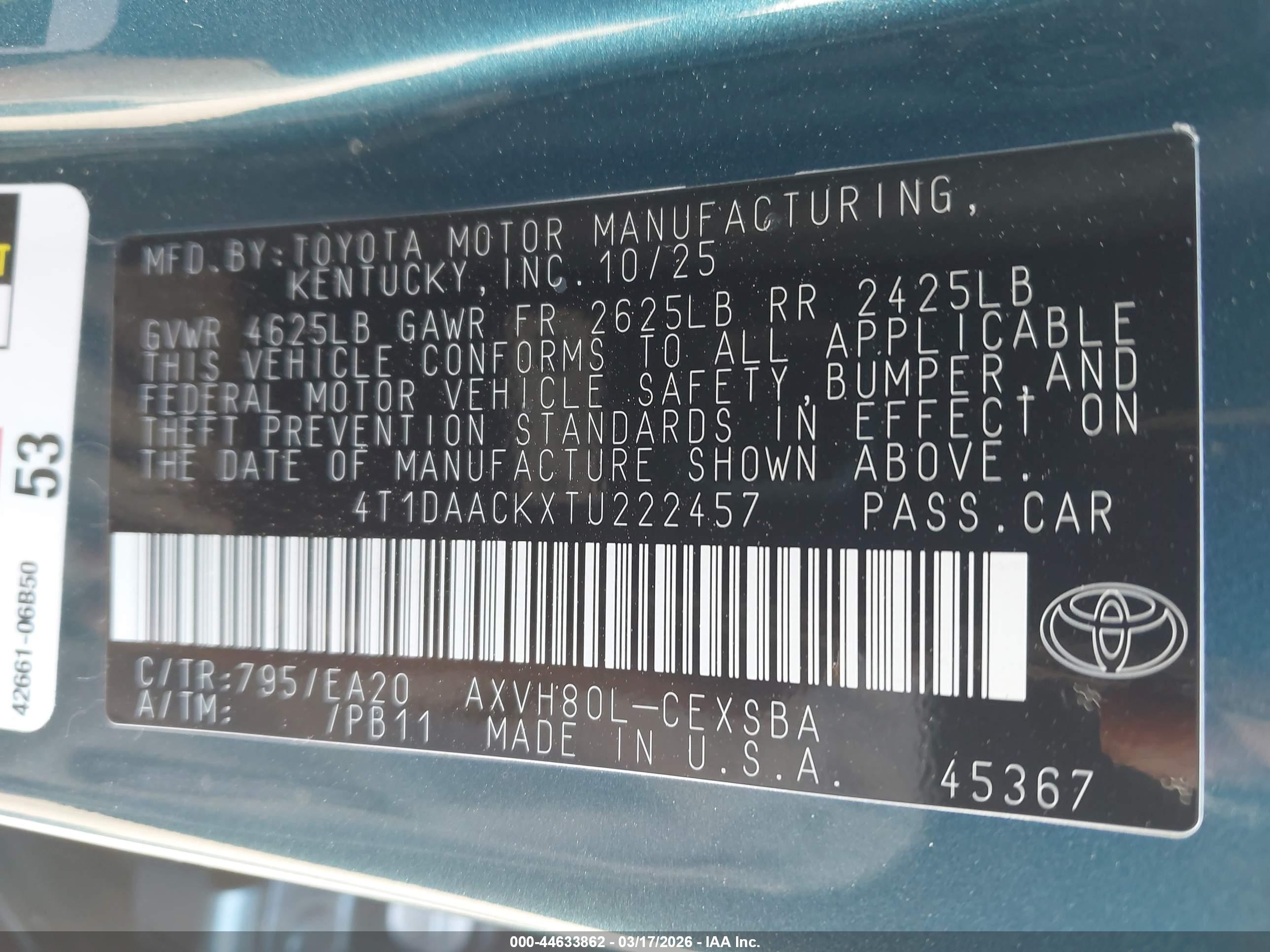 TOYOTA CAMRY image 9
