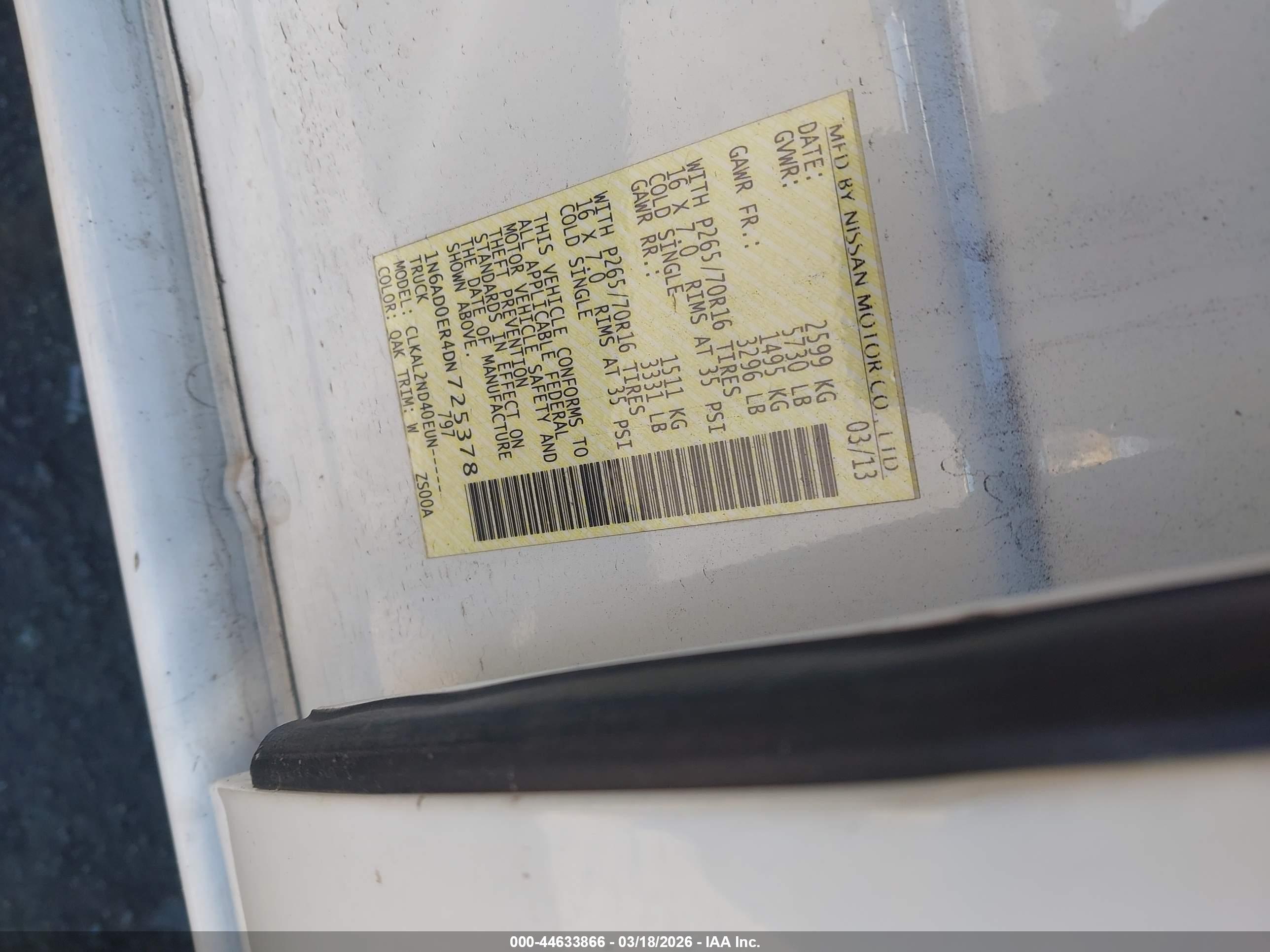 NISSAN FRONTIER image 9