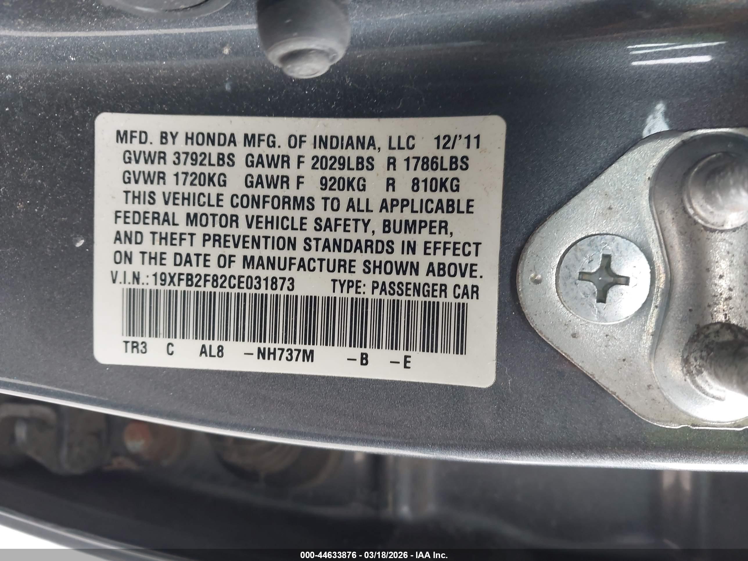 HONDA CIVIC image 9