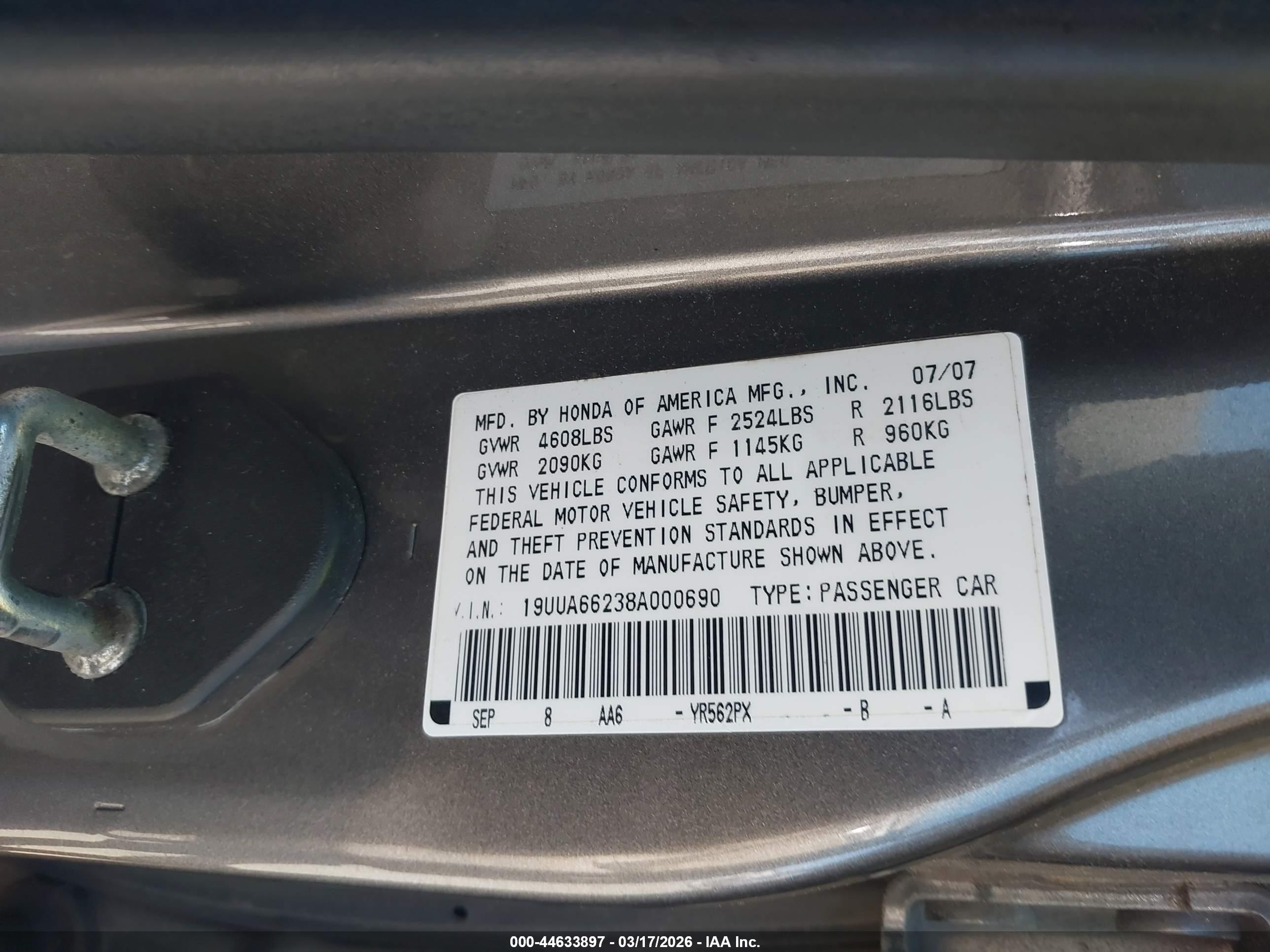 ACURA TL image 9