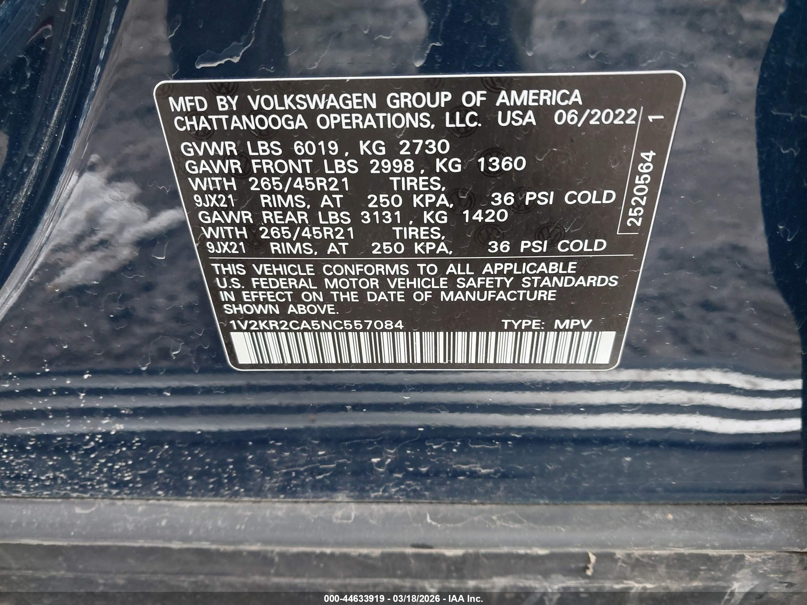 VOLKSWAGEN ATLAS image 9
