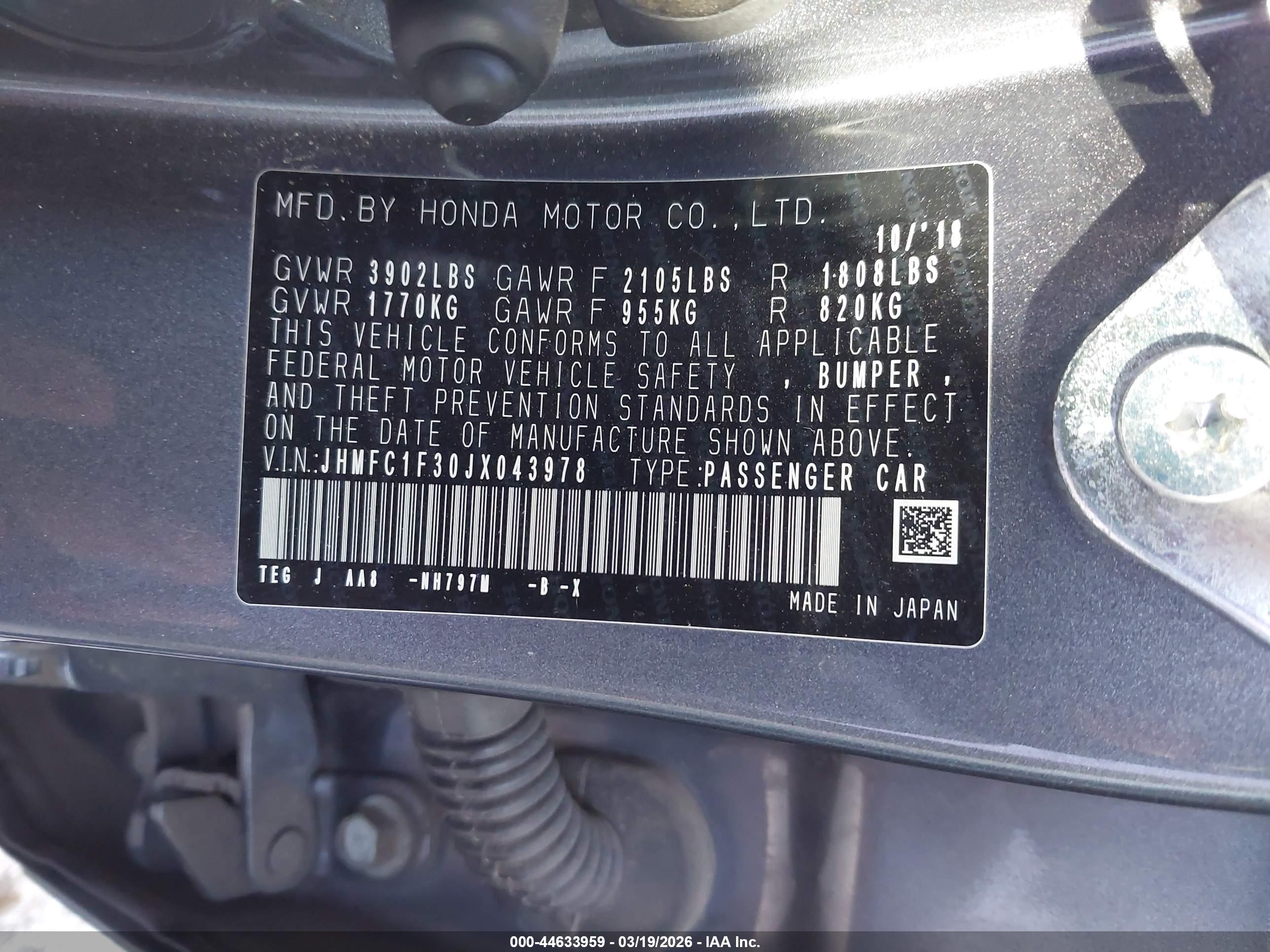 HONDA CIVIC image 9