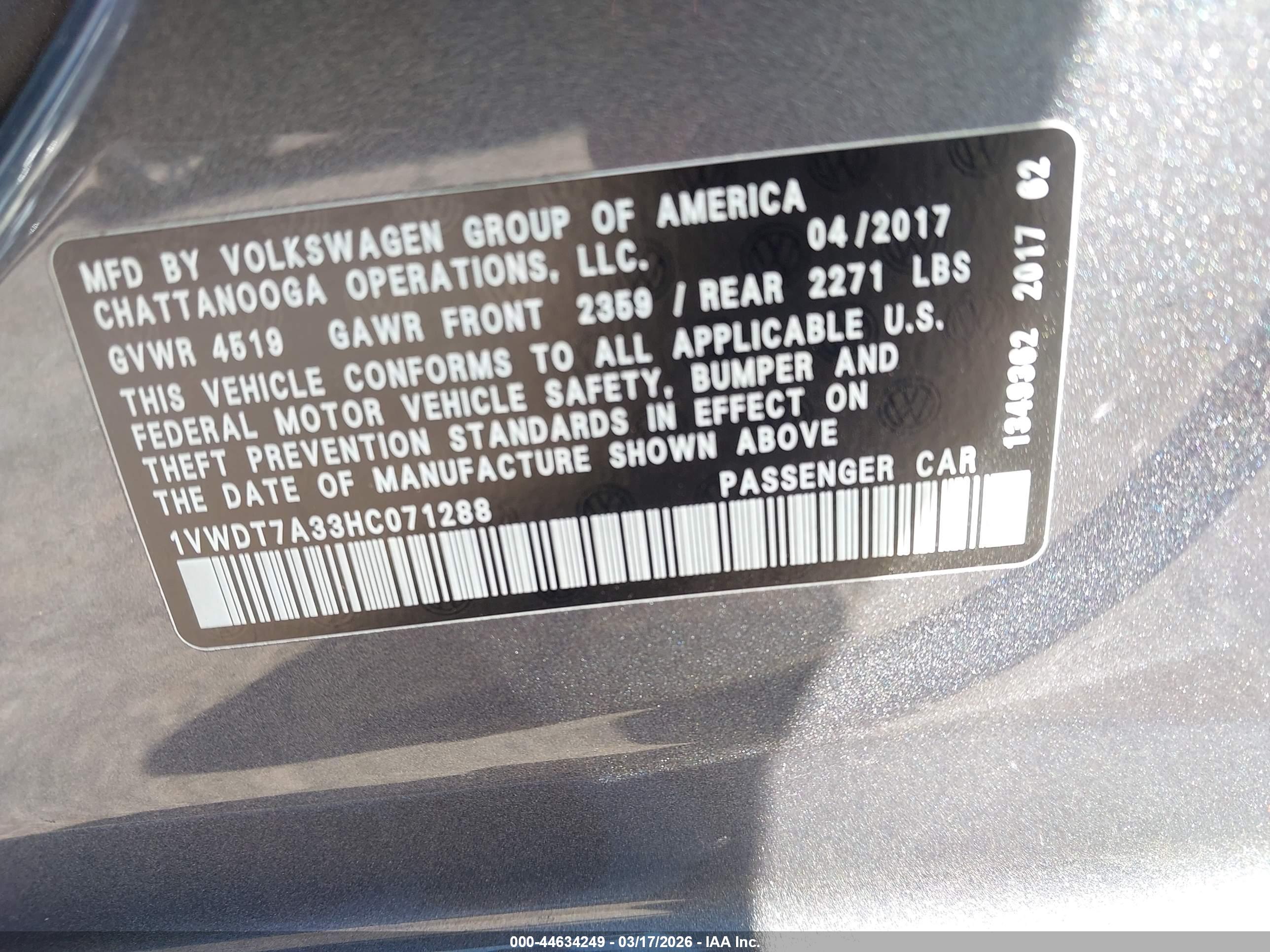 VOLKSWAGEN PASSAT image 9