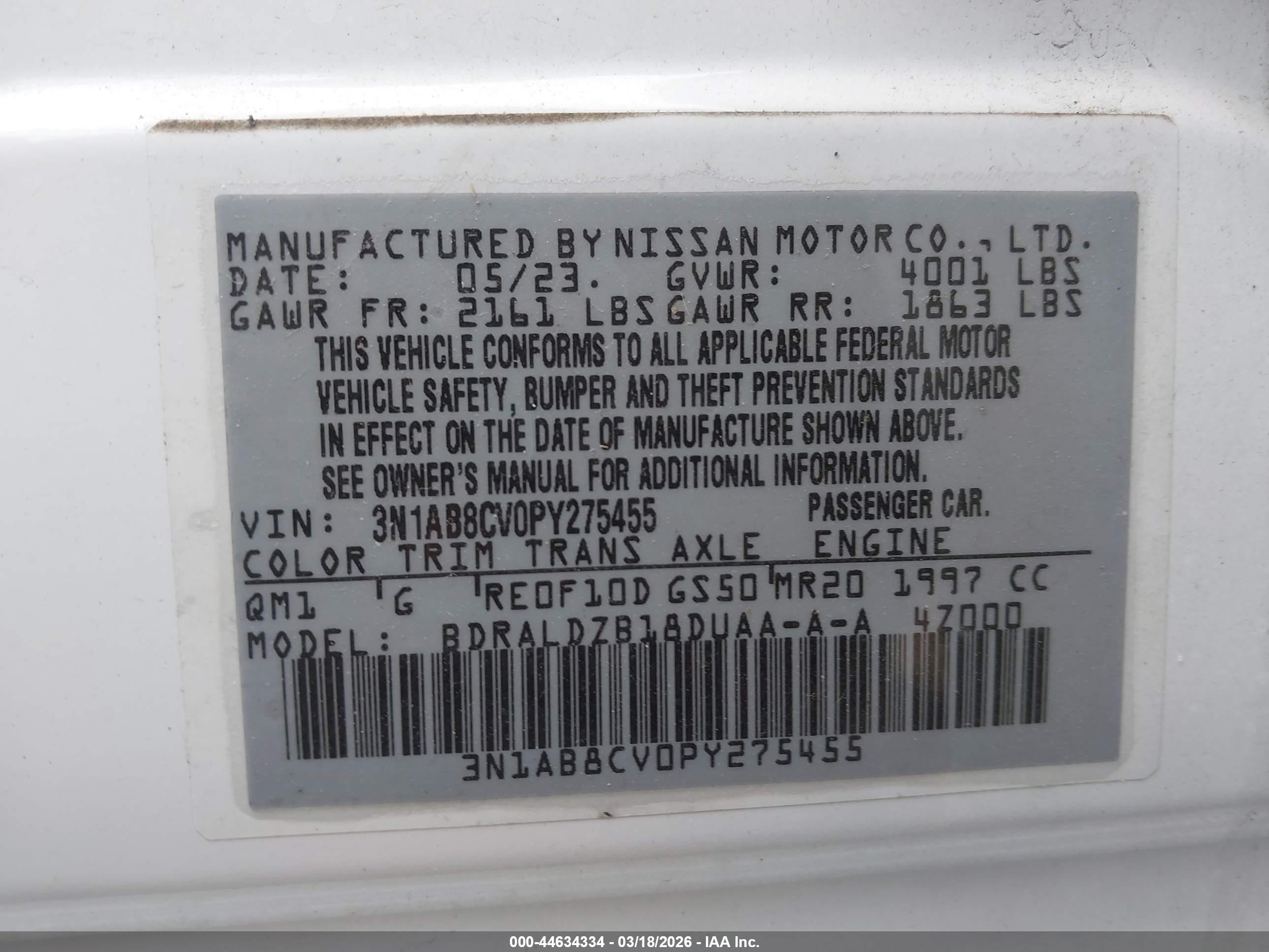 NISSAN SENTRA image 9