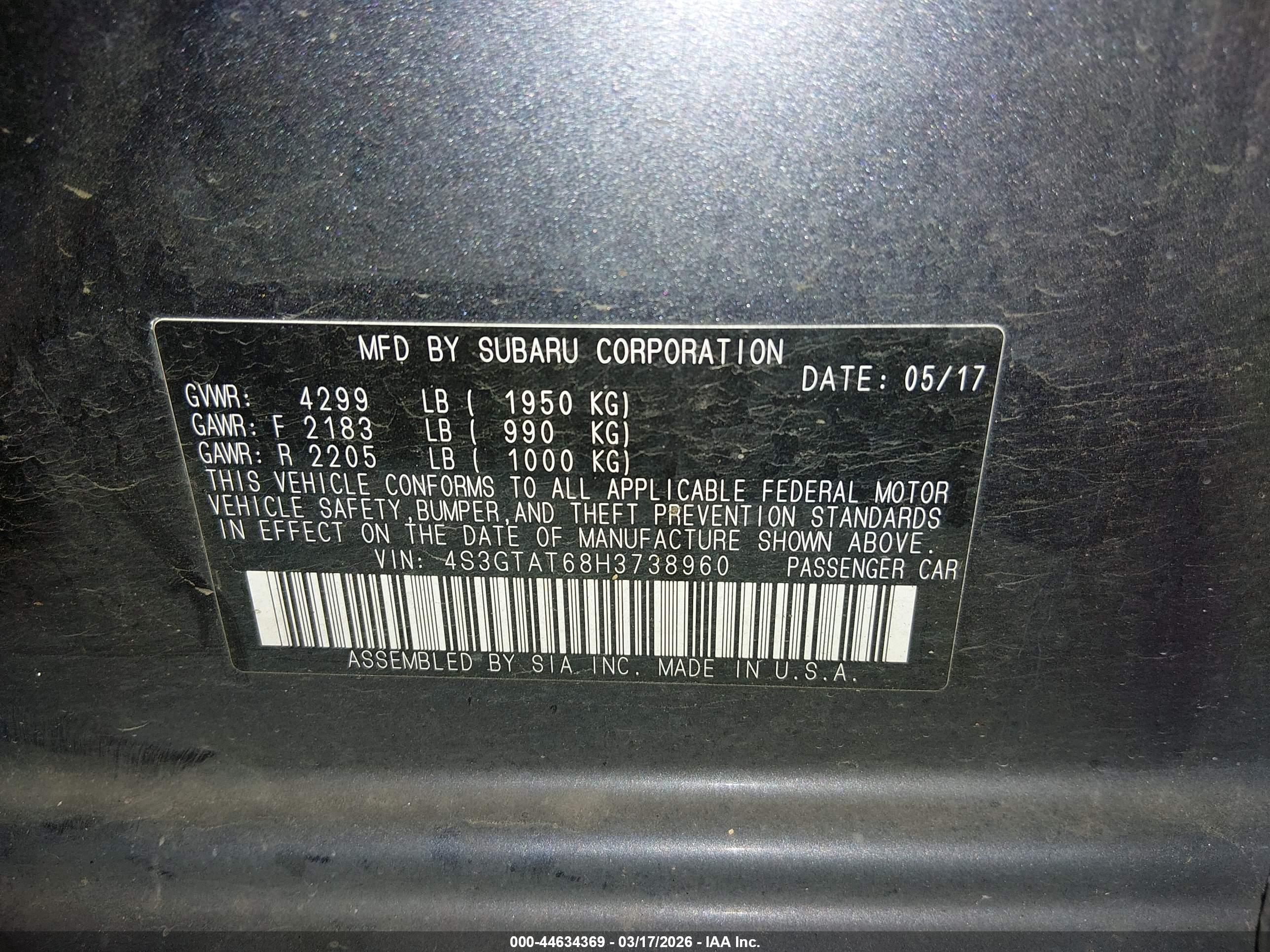 SUBARU IMPREZA image 9