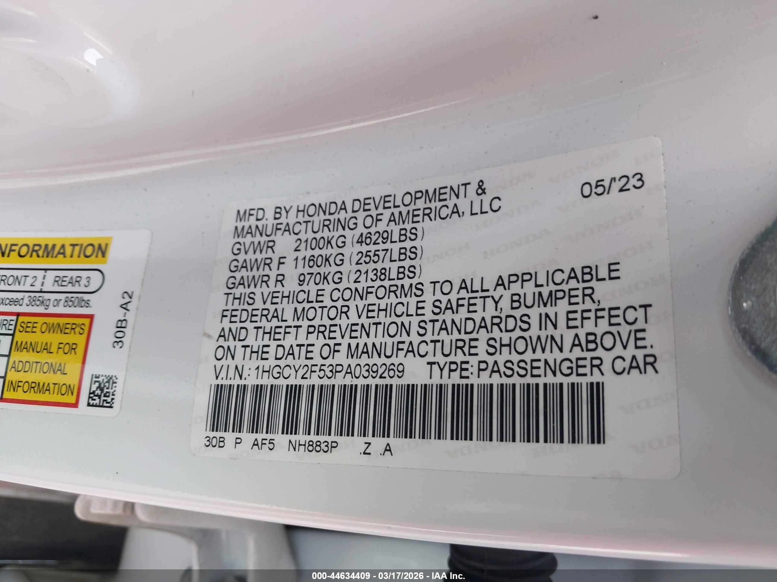 HONDA ACCORD image 9