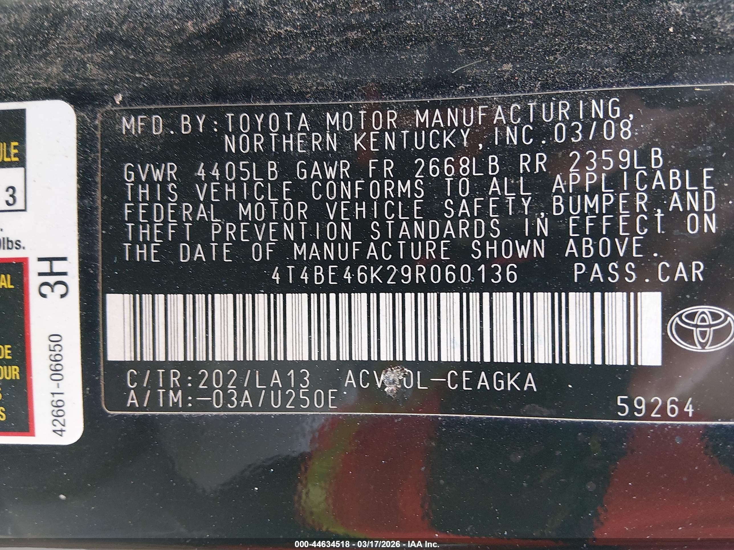 TOYOTA CAMRY image 9