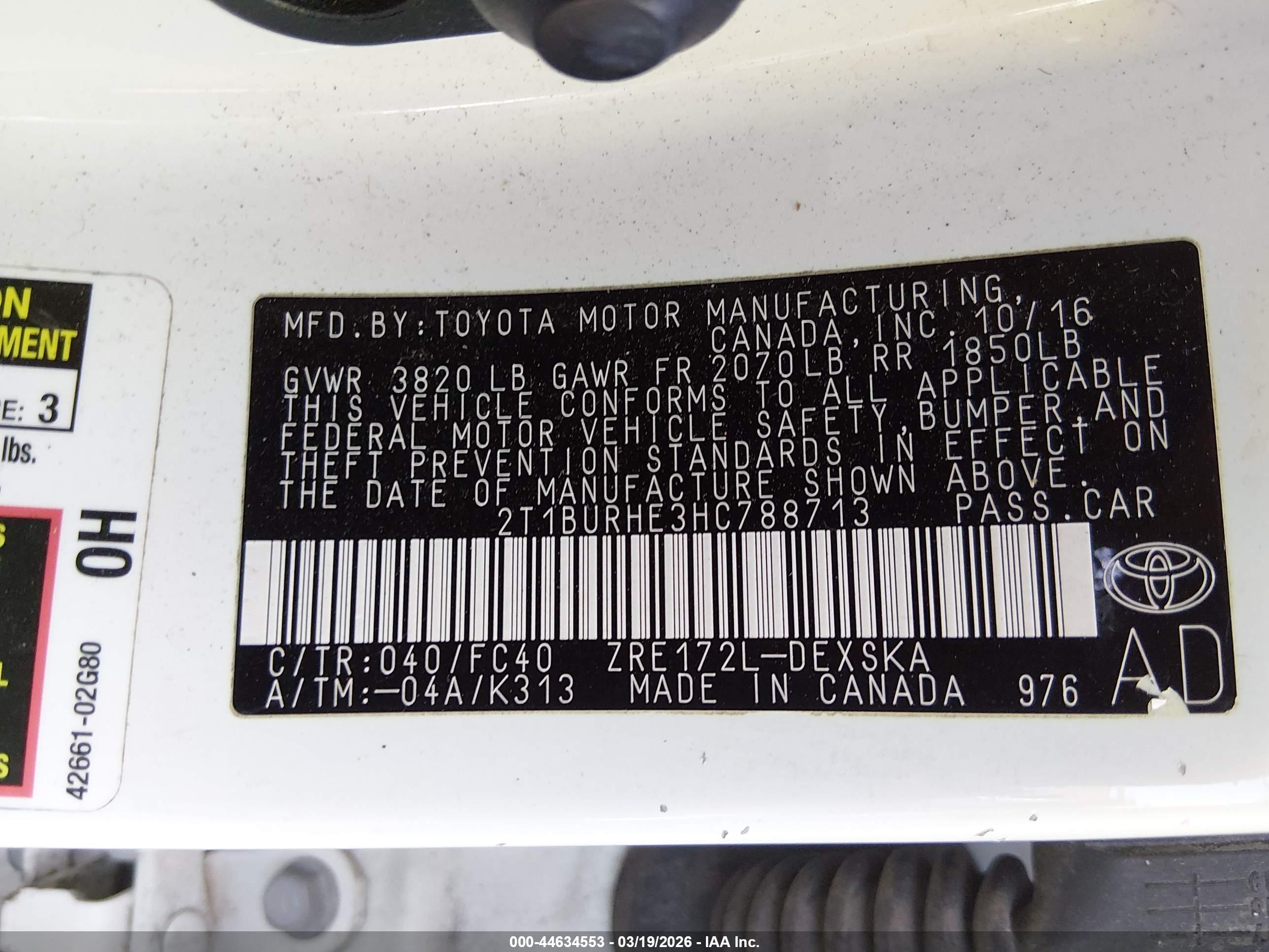 TOYOTA COROLLA image 9