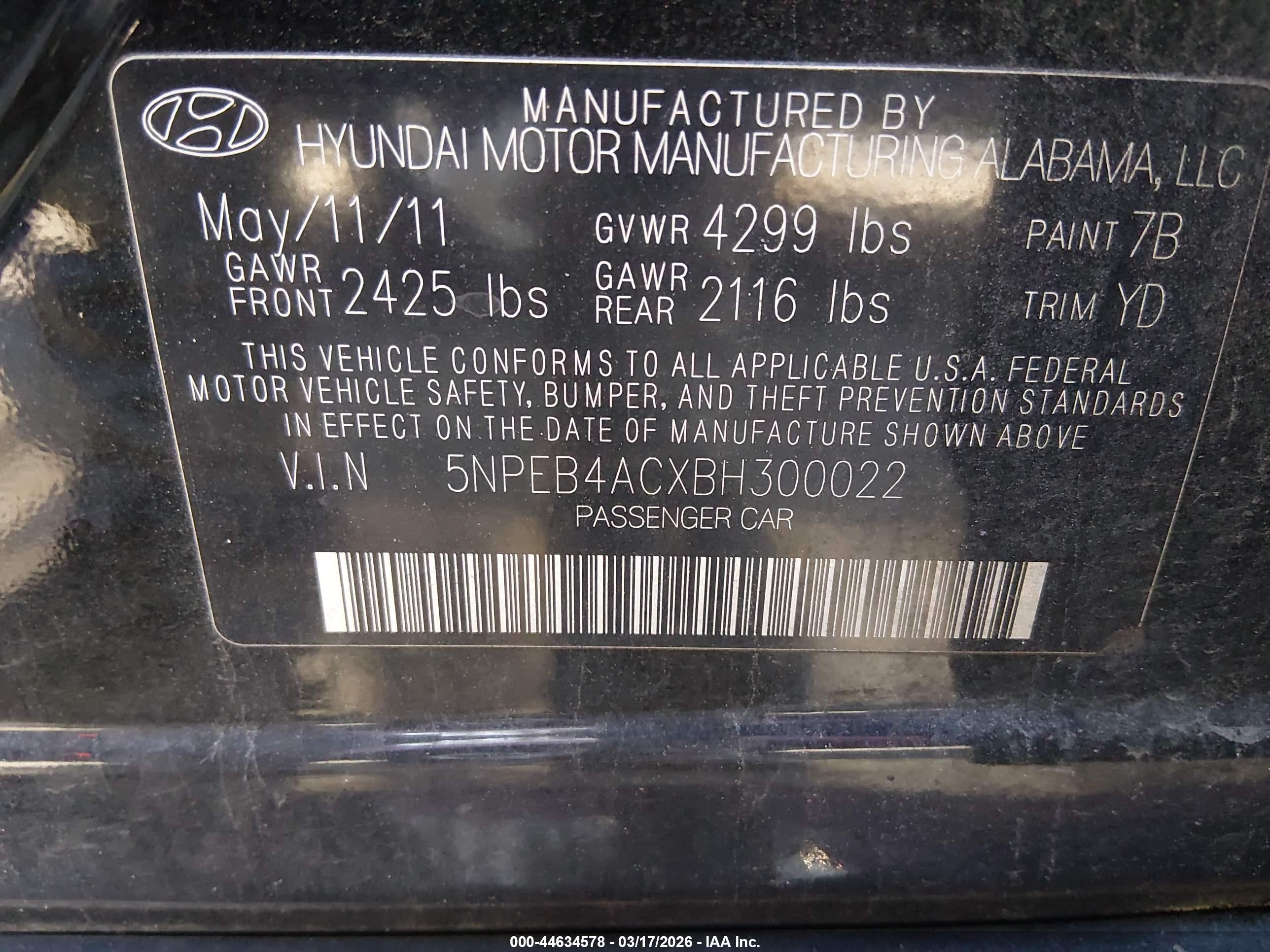 HYUNDAI SONATA image 9