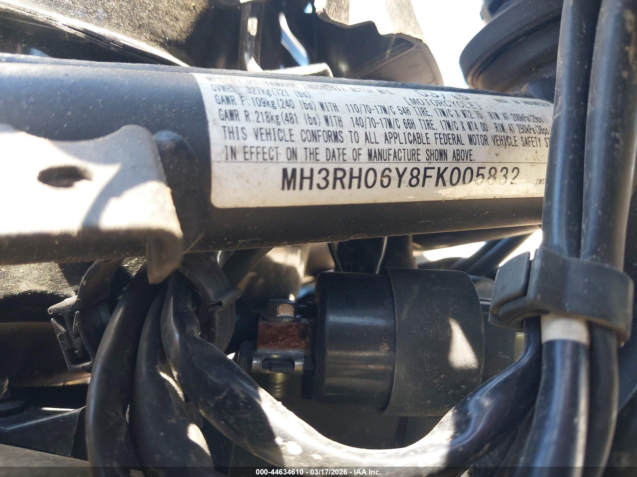 YAMAHA YZFR3 image 10