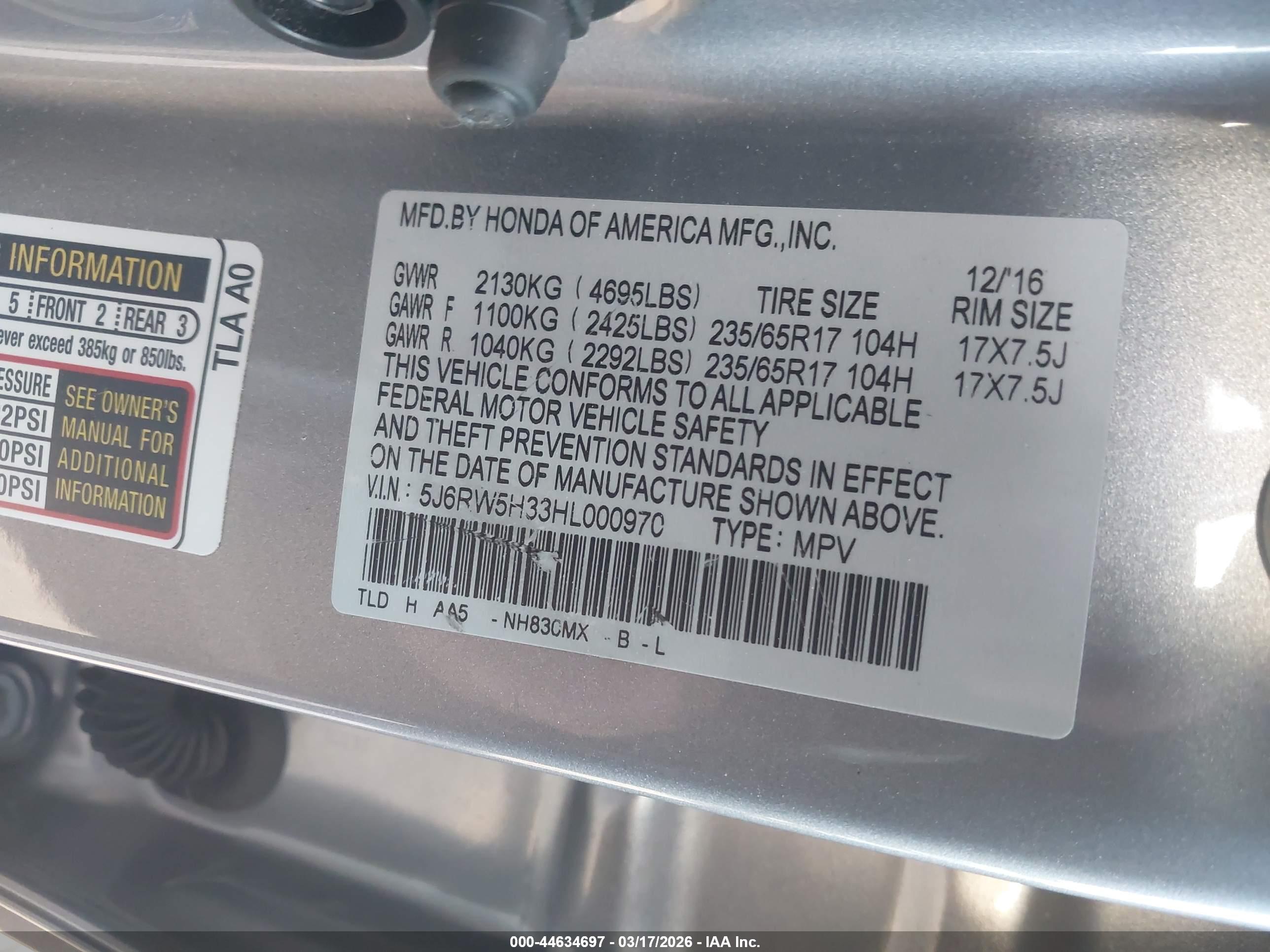 HONDA CR-V image 9