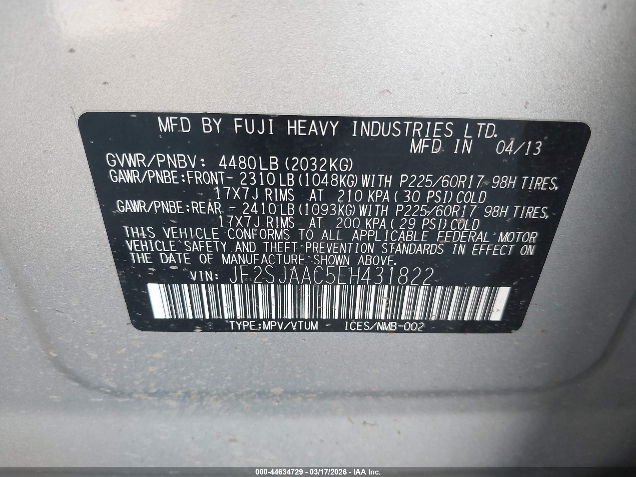 SUBARU FORESTER image 9