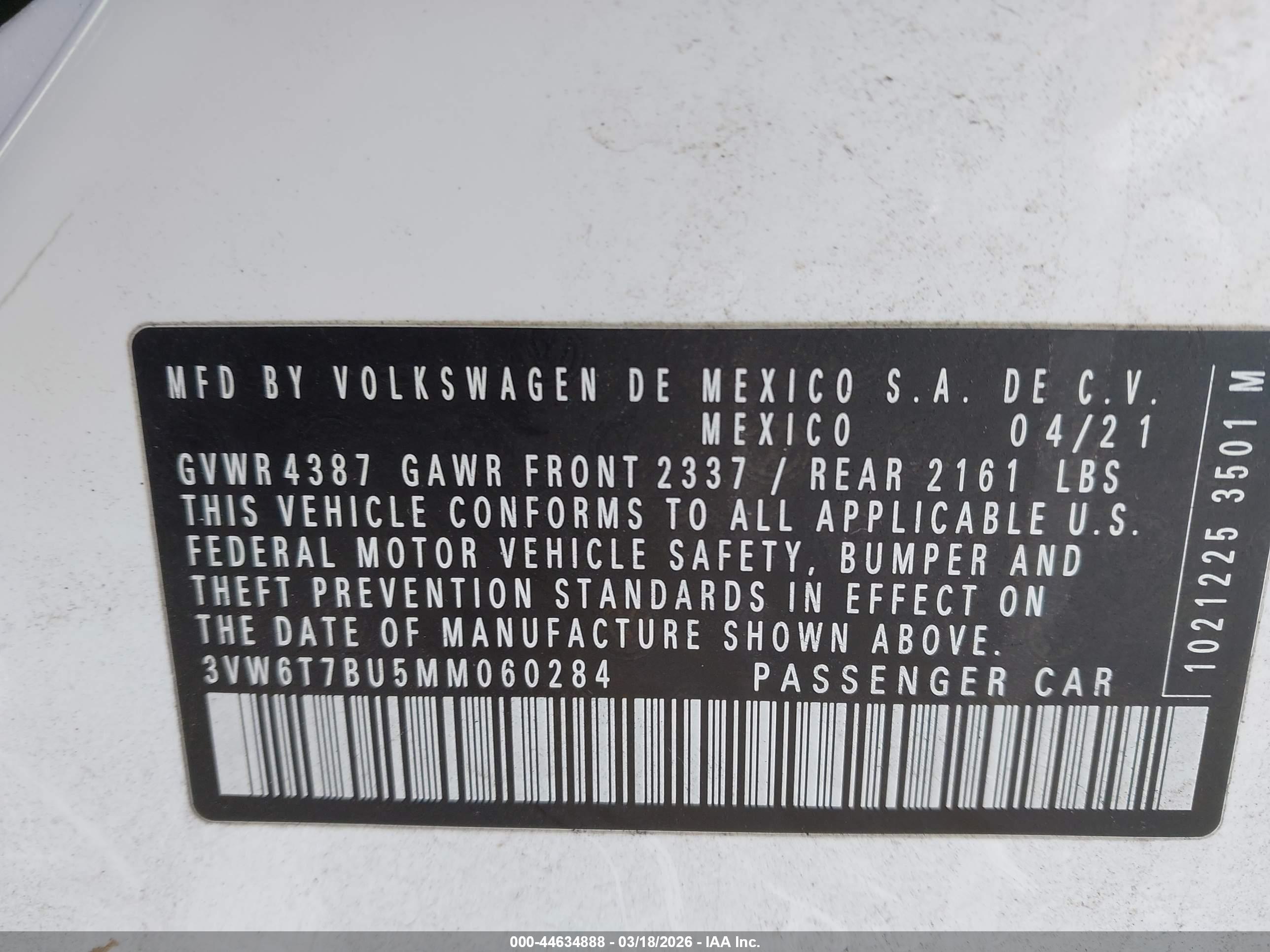 VOLKSWAGEN JETTA image 9