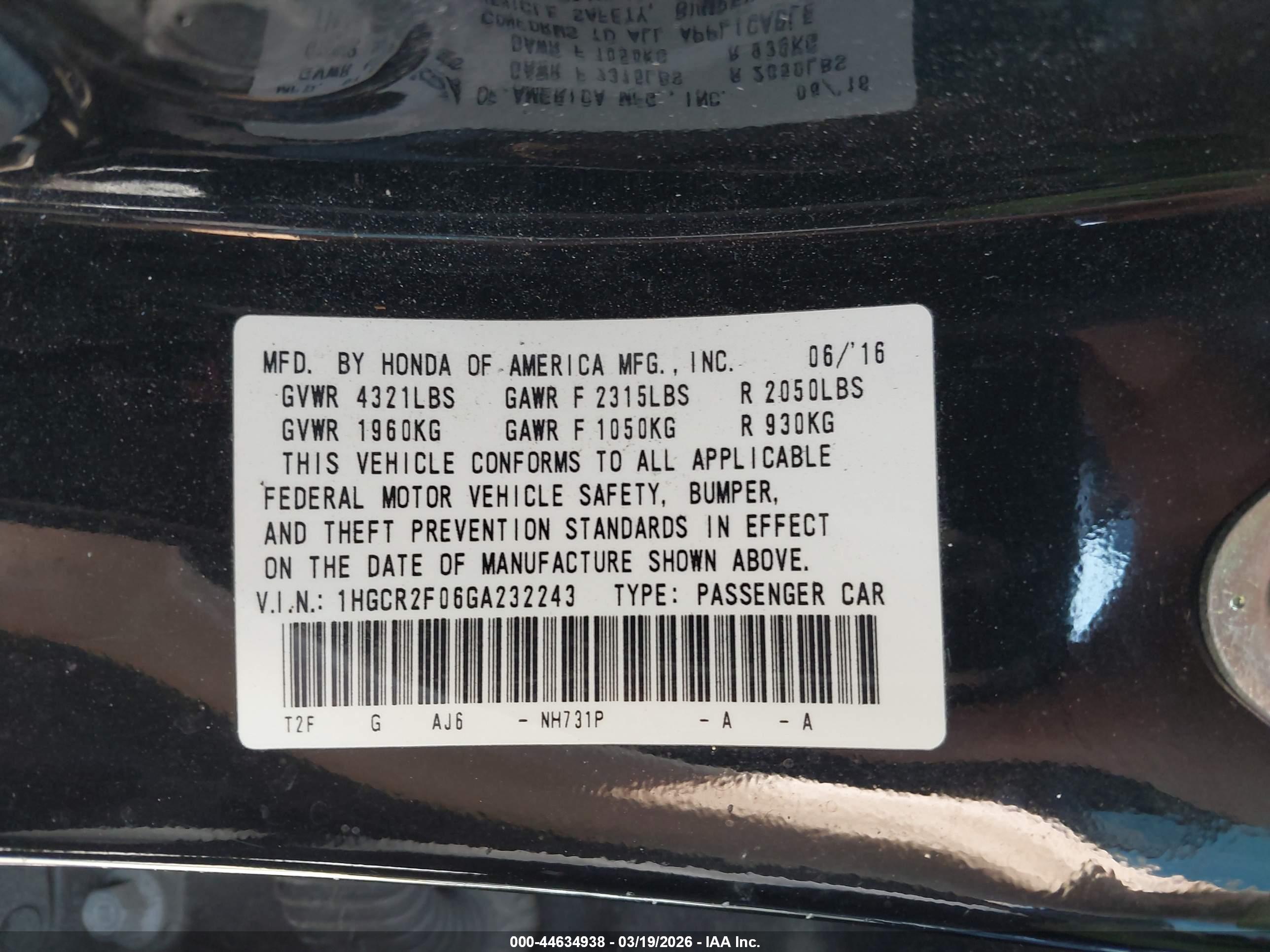 HONDA ACCORD image 9